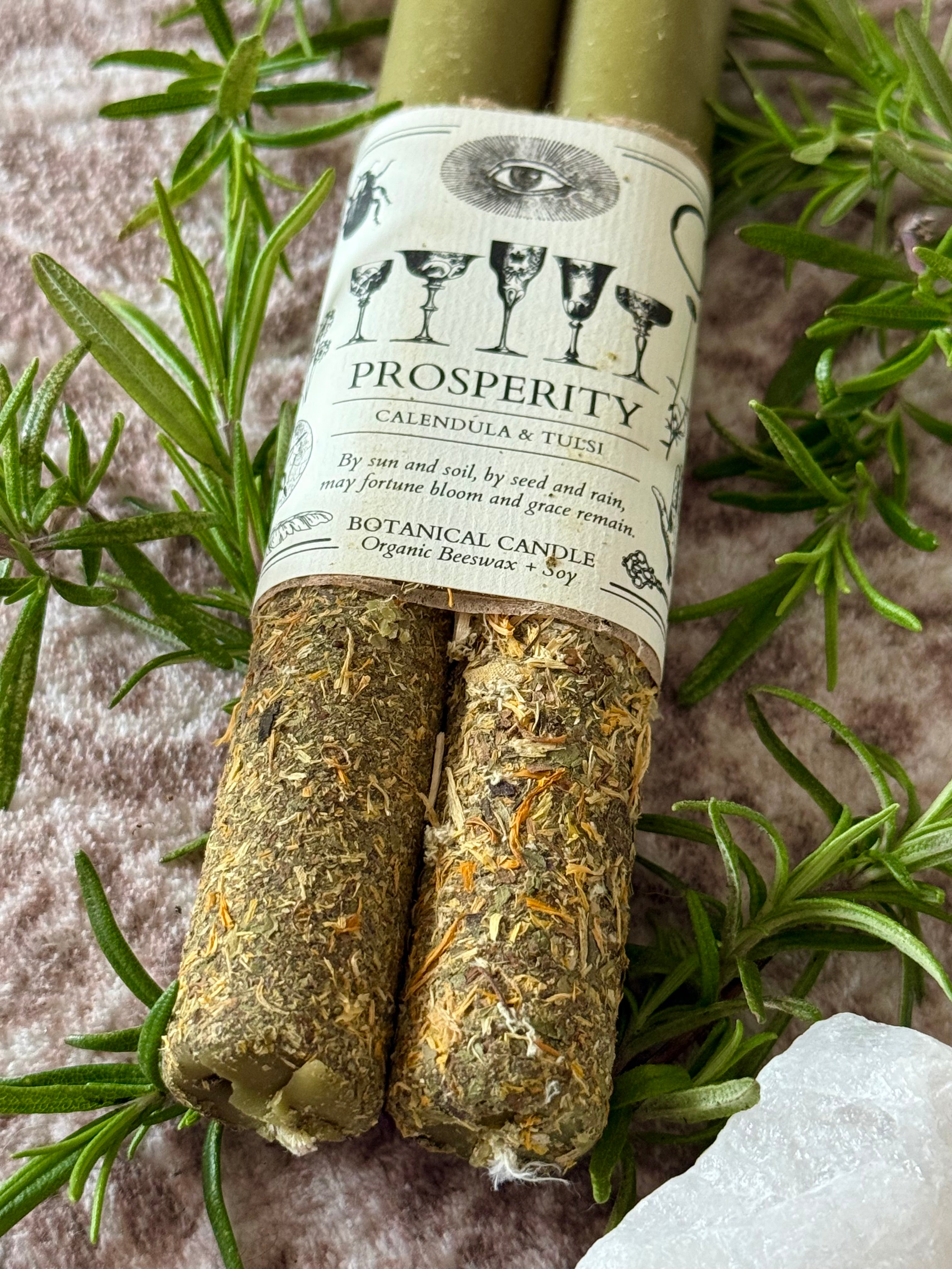 PROSPERITY RITUAL CANDLE | Manifestation + Abundance