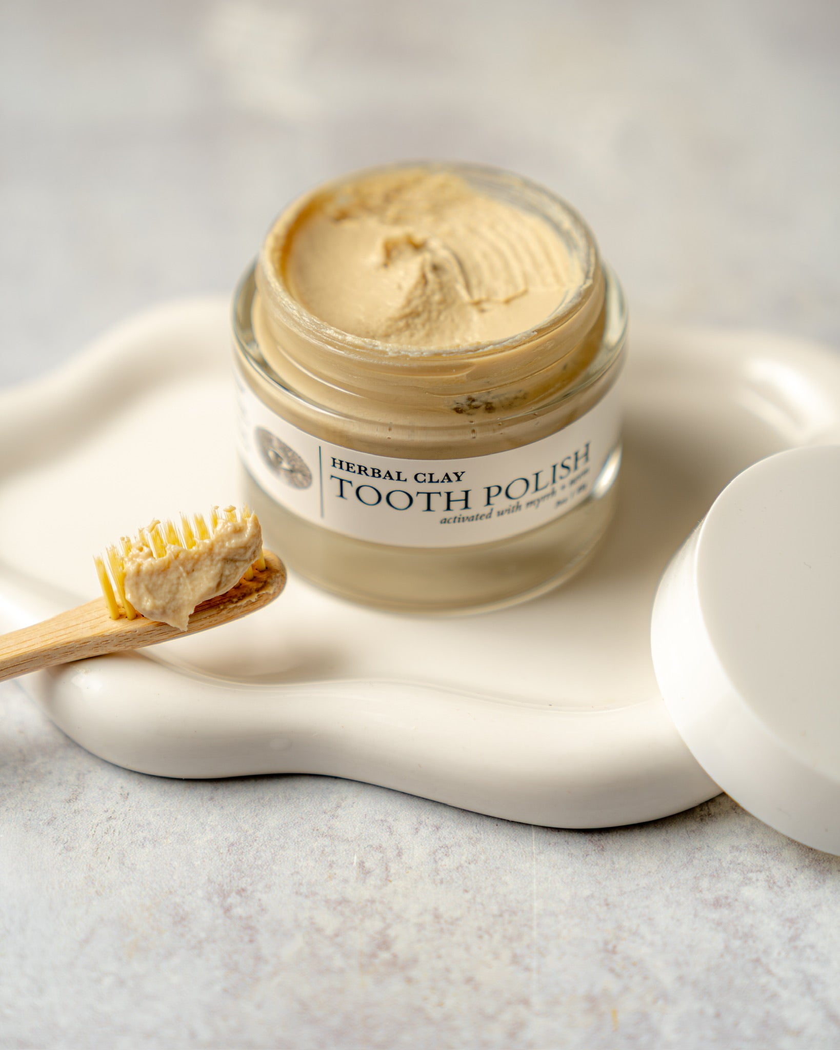 TOOTH POLISH | Herbal Clay, Activated with Myrrh + Neem