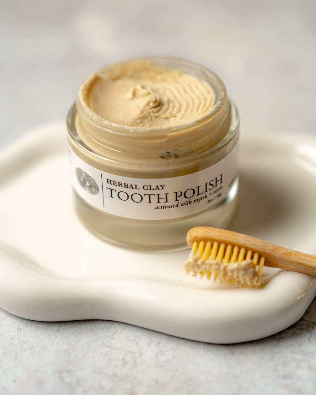 TOOTH POLISH | Herbal Clay, Activated with Myrrh + Neem
