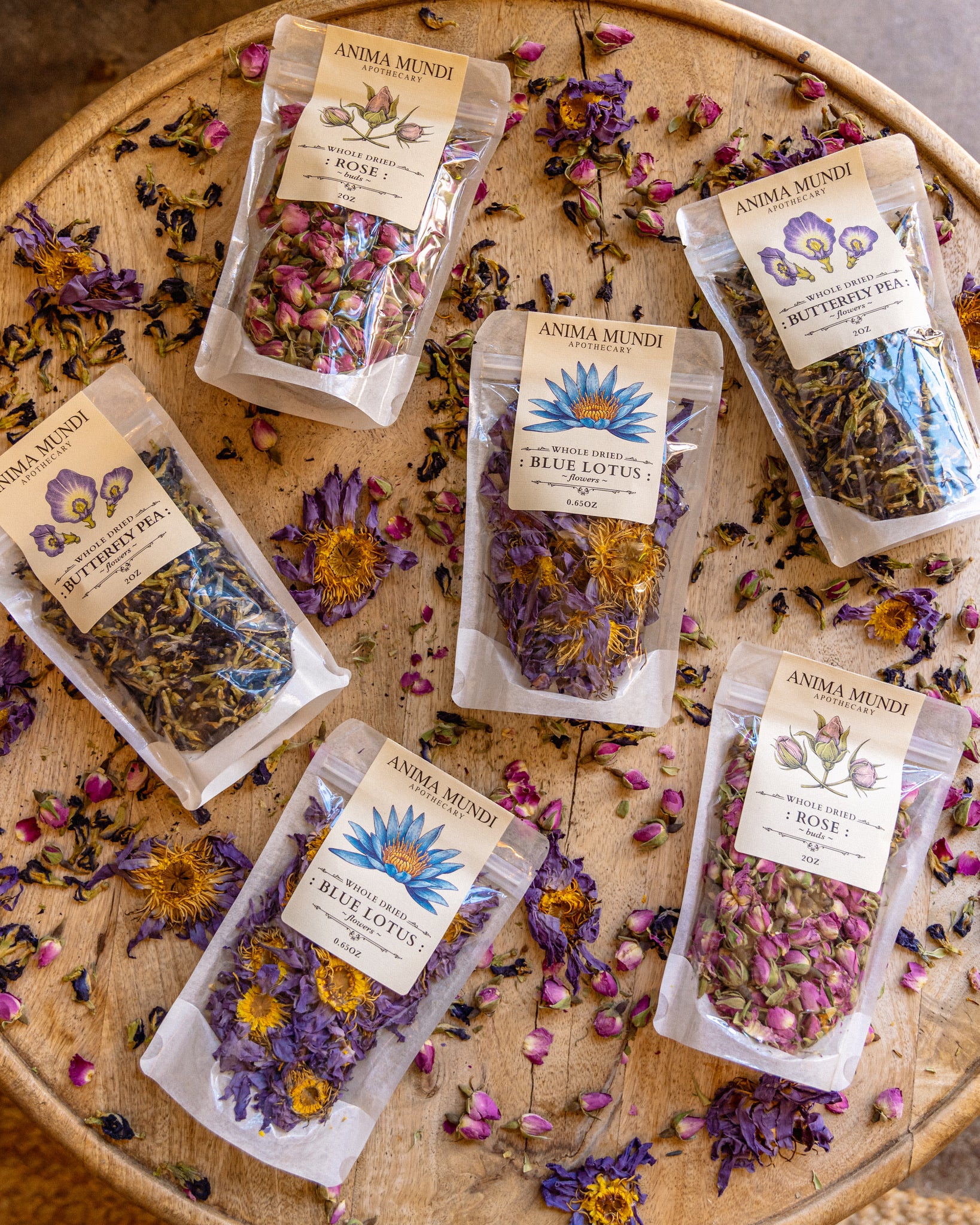 WHOLE BUTTERFLY PEA FLOWERS | Organic Blue Healer*