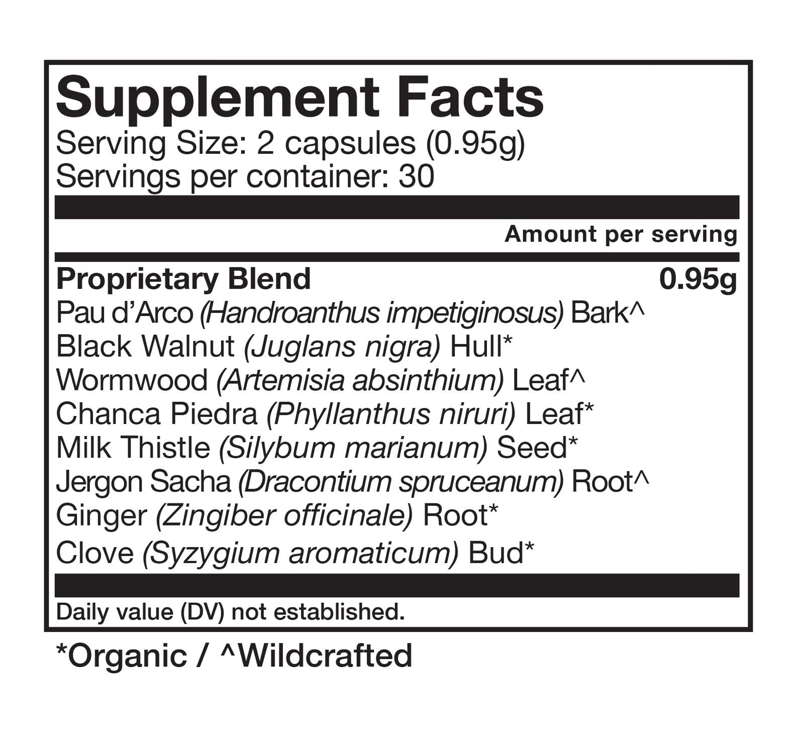 PARA-HERB DEFENSE Capsules | Protects + Supports Gut Health*