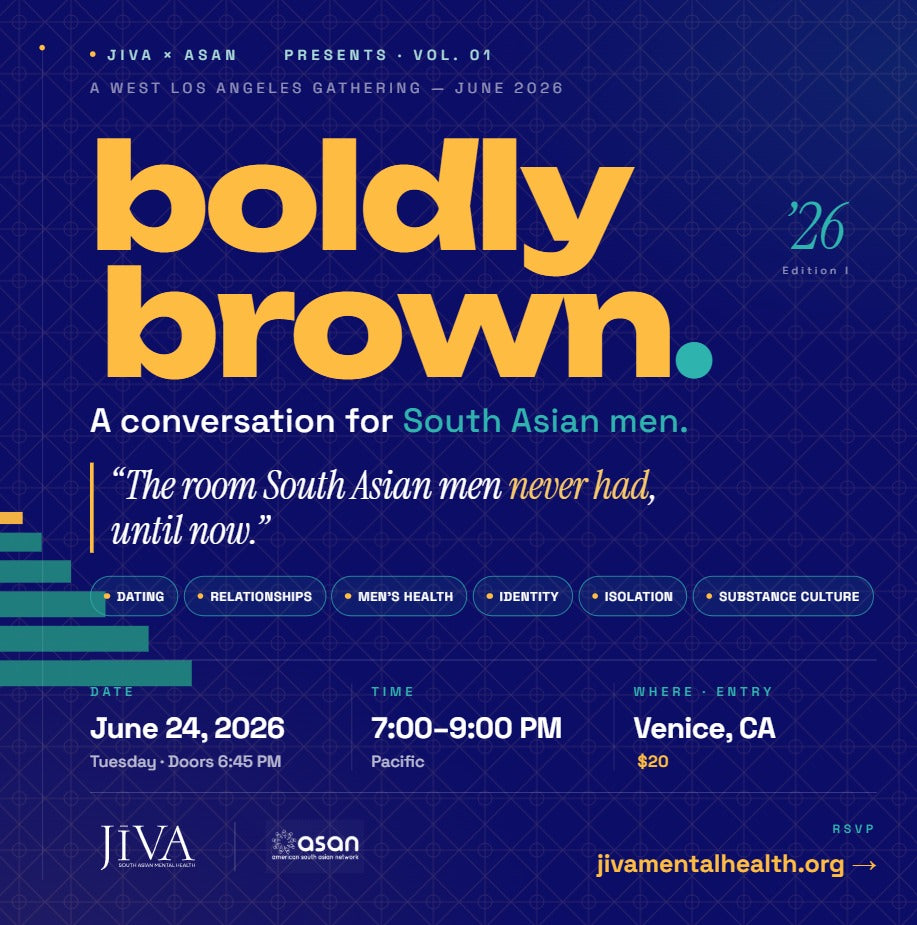 Boldly Brown: A Conversation for South Asian Men