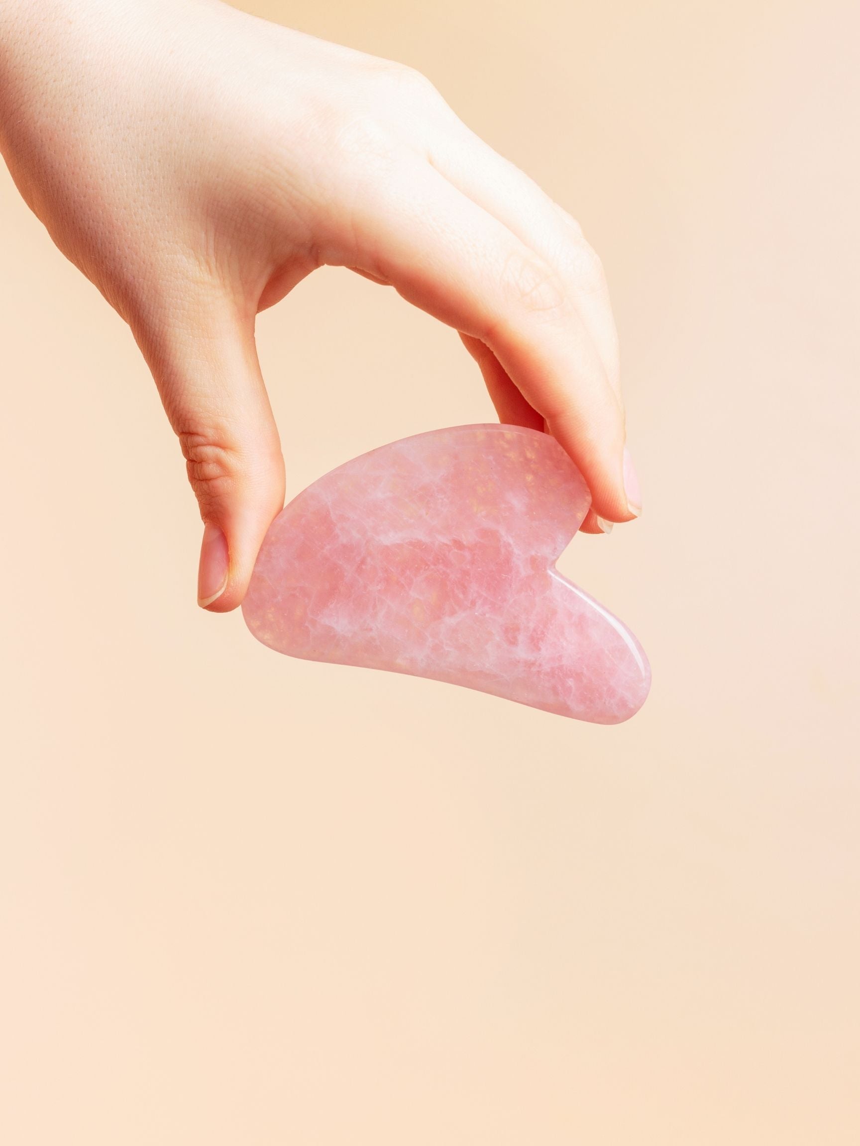 ROSE QUARTZ GUA SHA | Hand Carved