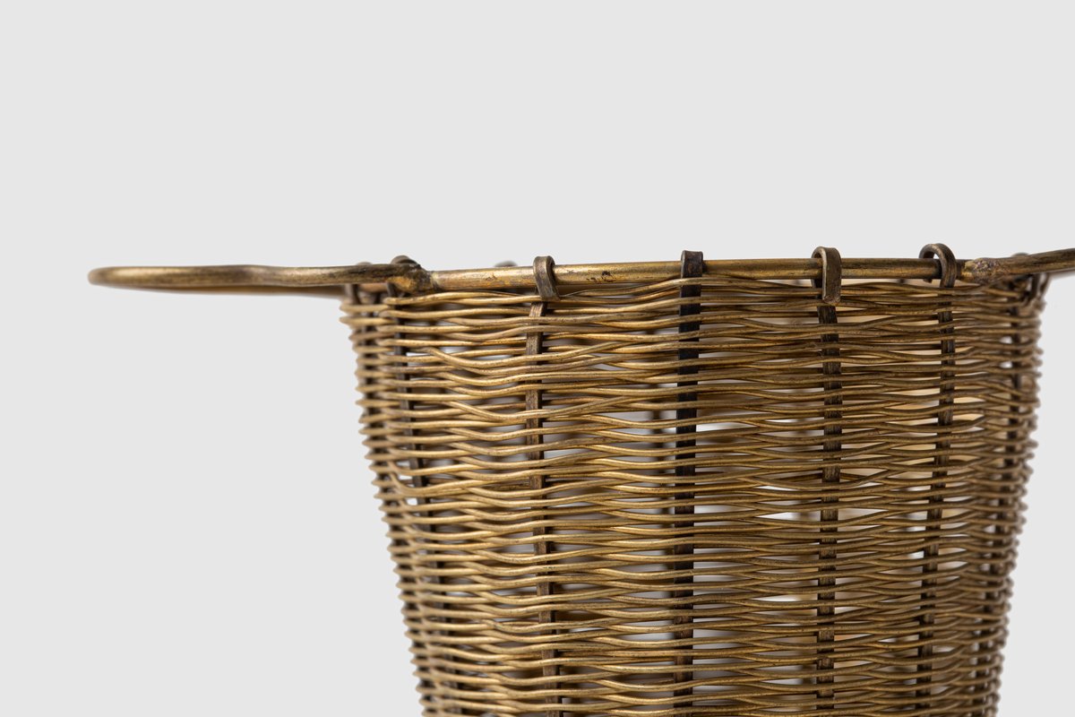 WOVEN BRASS | Large Tea Strainer