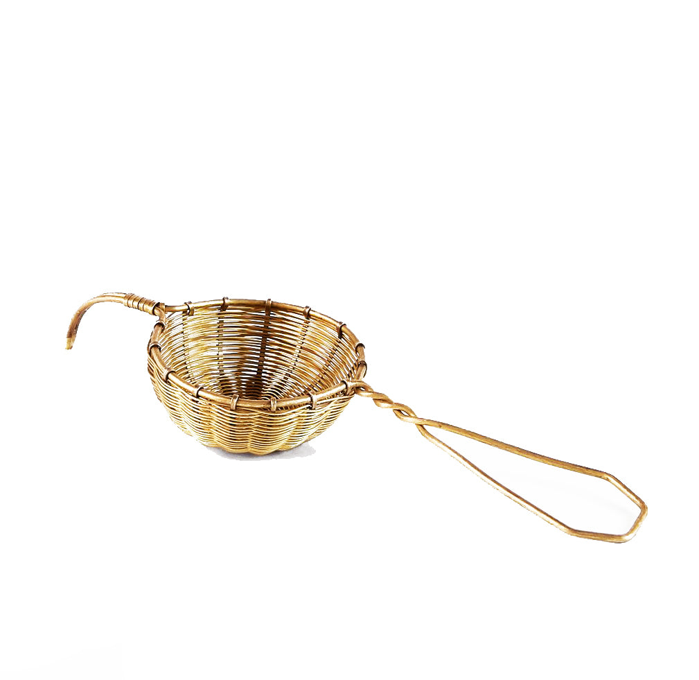 WOVEN BRASS | Small Tea Strainer