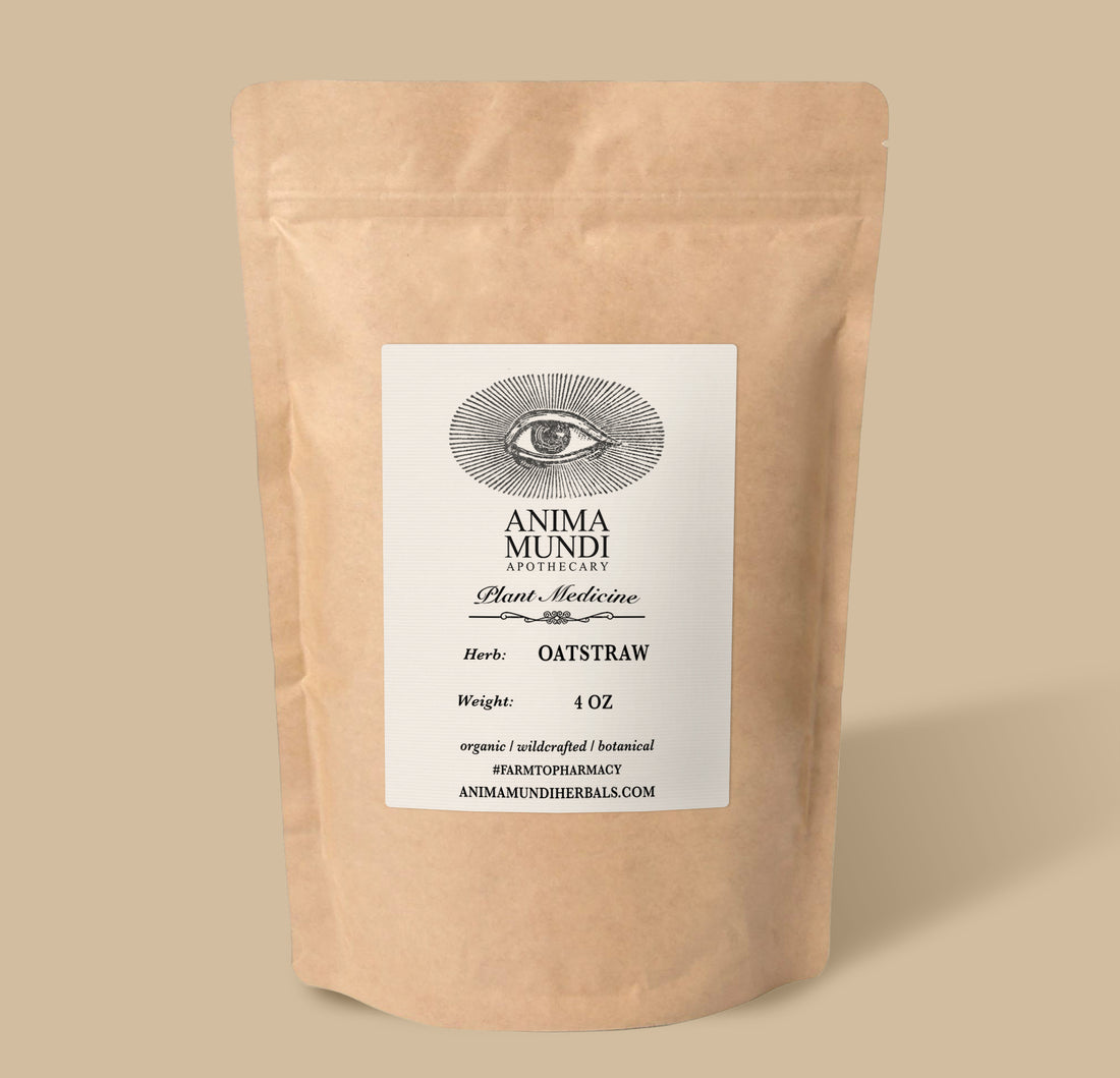 Oat Straw, Organic 4 oz BULK BAG