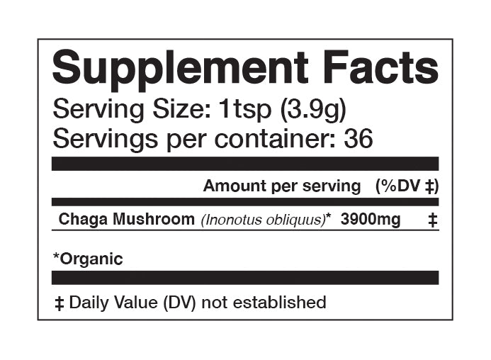 CHAGA | Organic Mushroom Powder, Body Guard*
