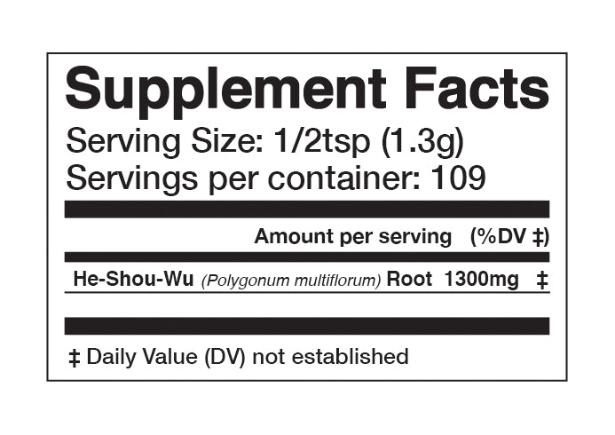 HE SHOU WU | Strength + Shine*