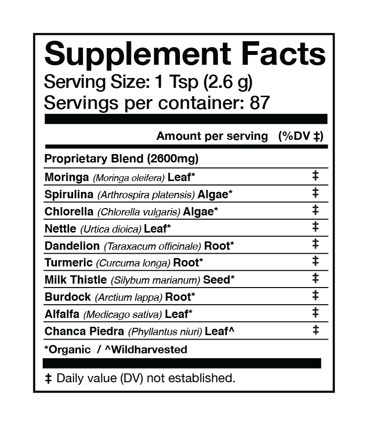 LIVER VITALITY Greens | Daily Cleansing Powder*