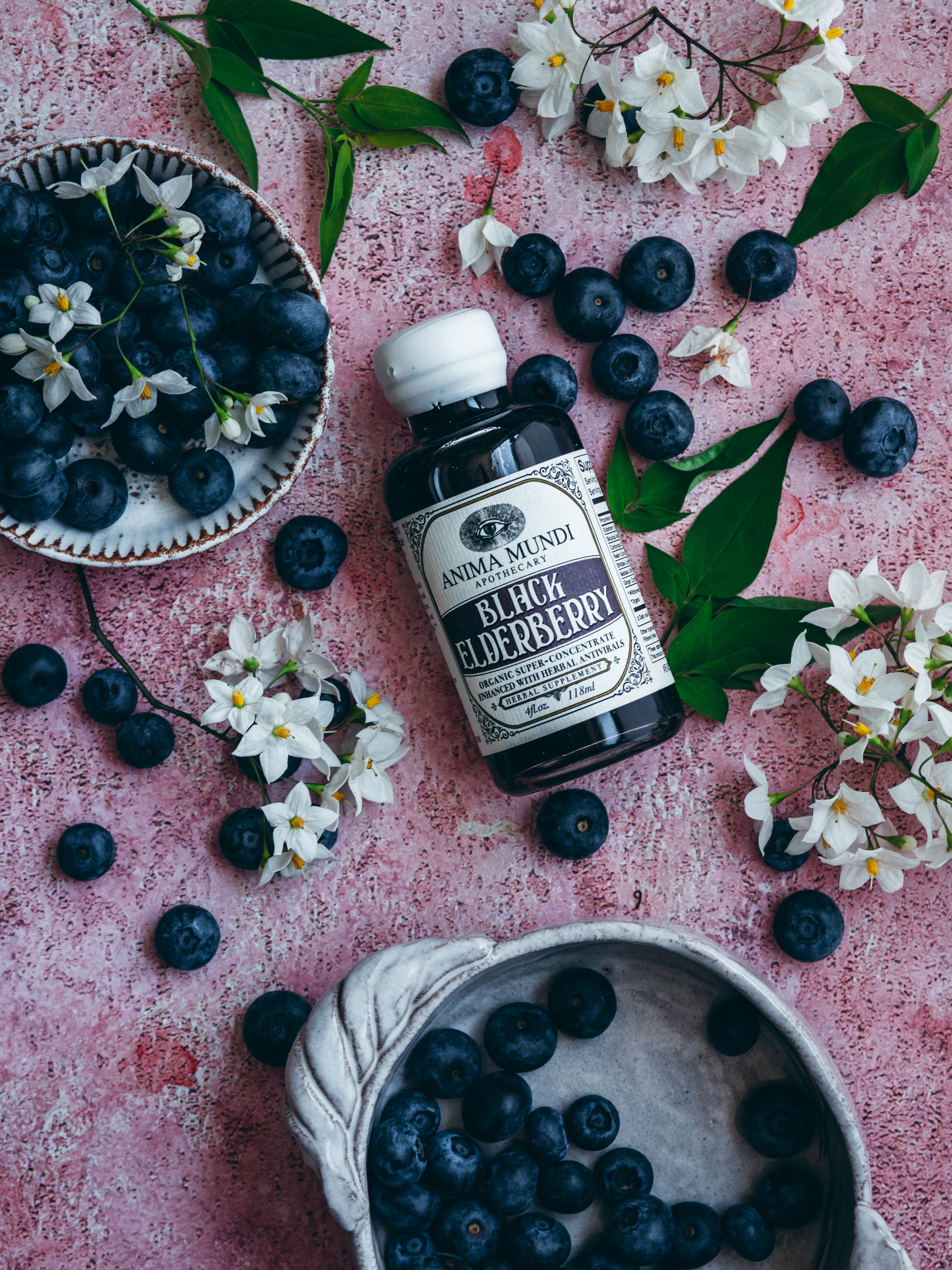 BLACK ELDERBERRY Elixir | Botanical Mushroom Syrup