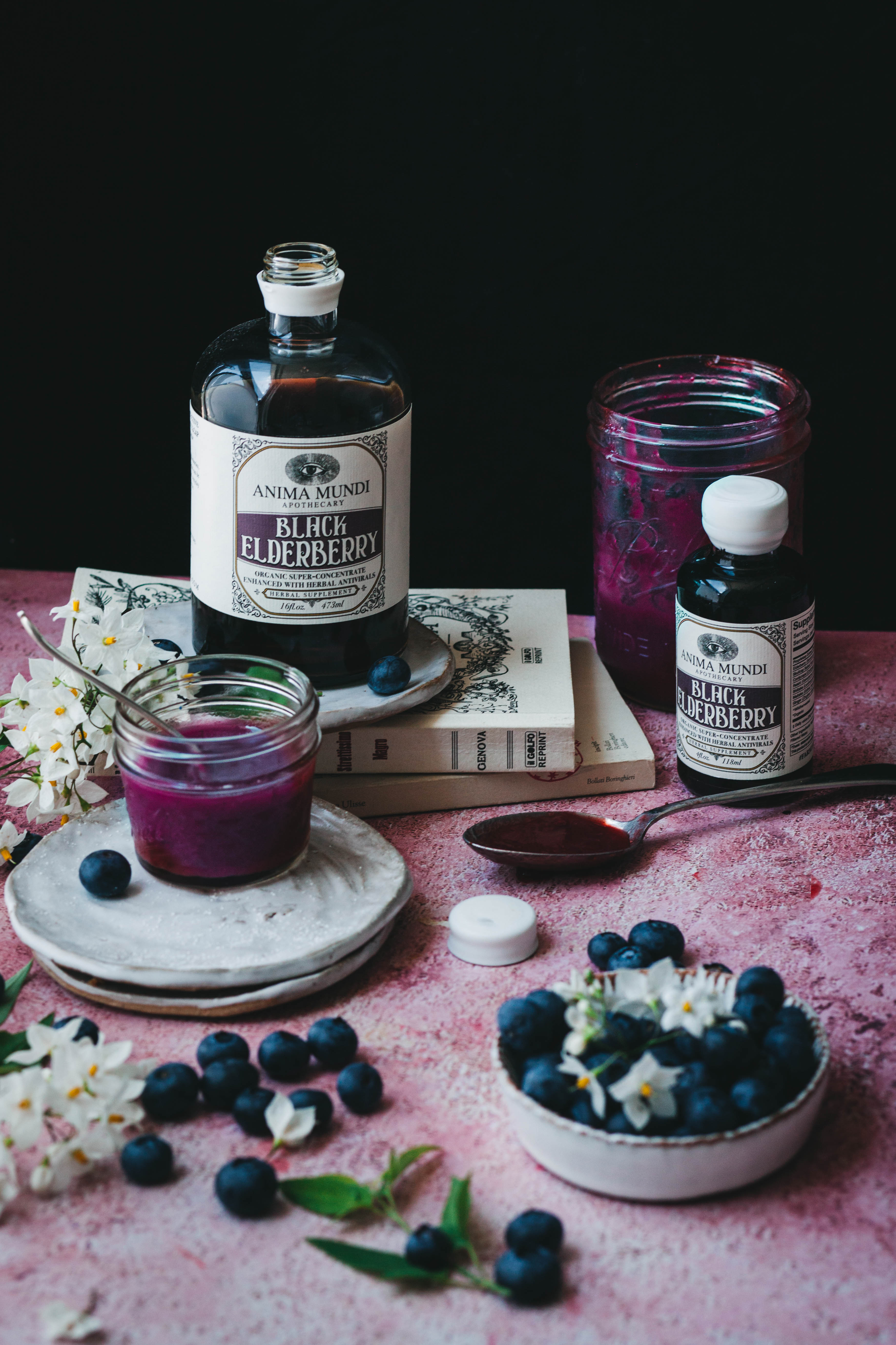 BLACK ELDERBERRY Elixir | Botanical Mushroom Syrup