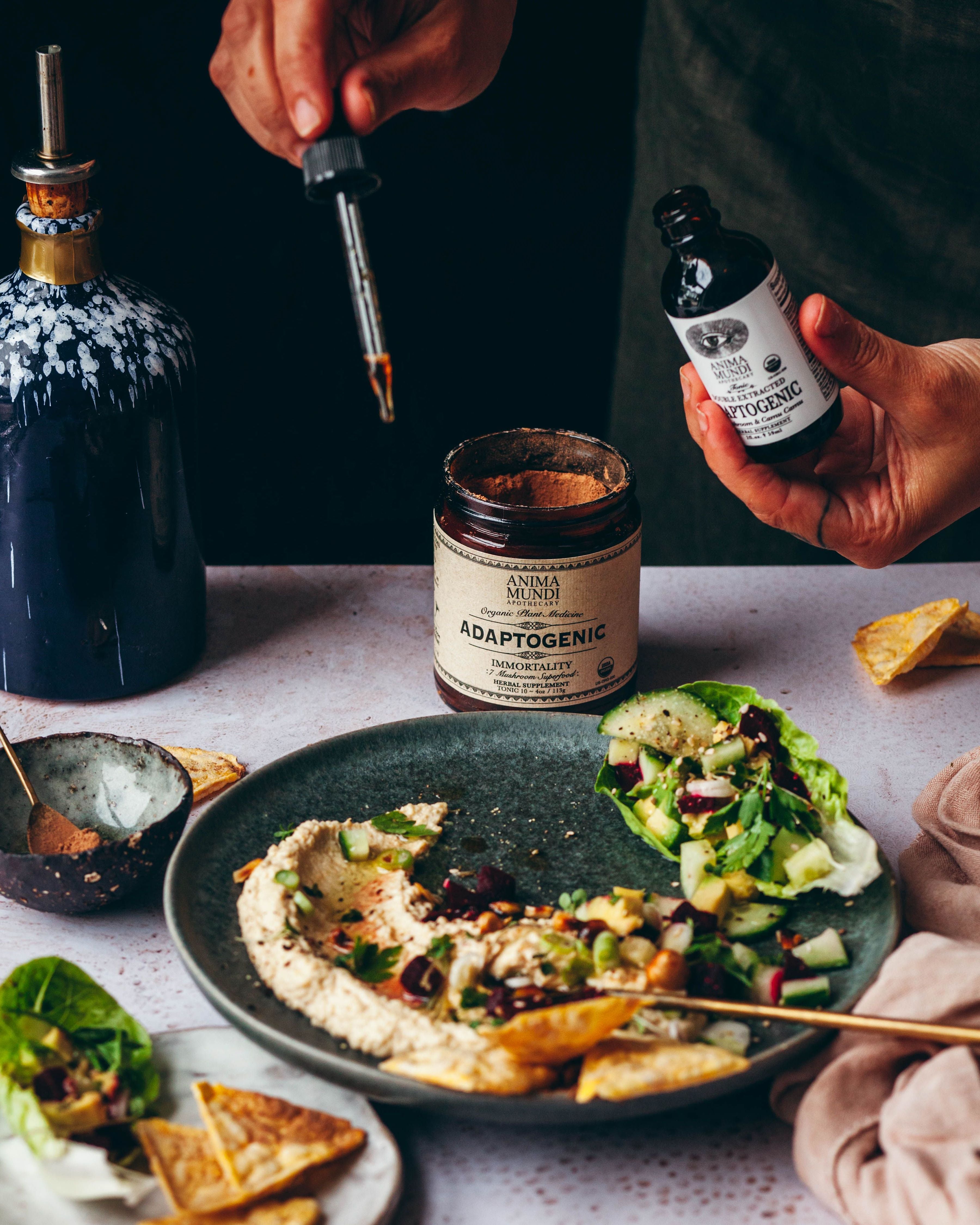 ADAPTOGENIC Tonic | Organic, 7 Mushrooms, Camu Camu, Mangosteen