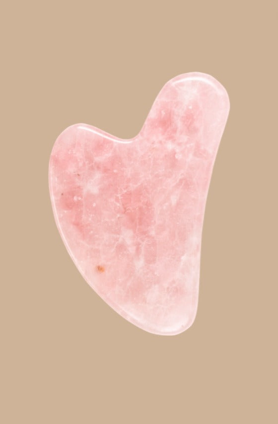 ROSE QUARTZ GUA SHA | Hand Carved