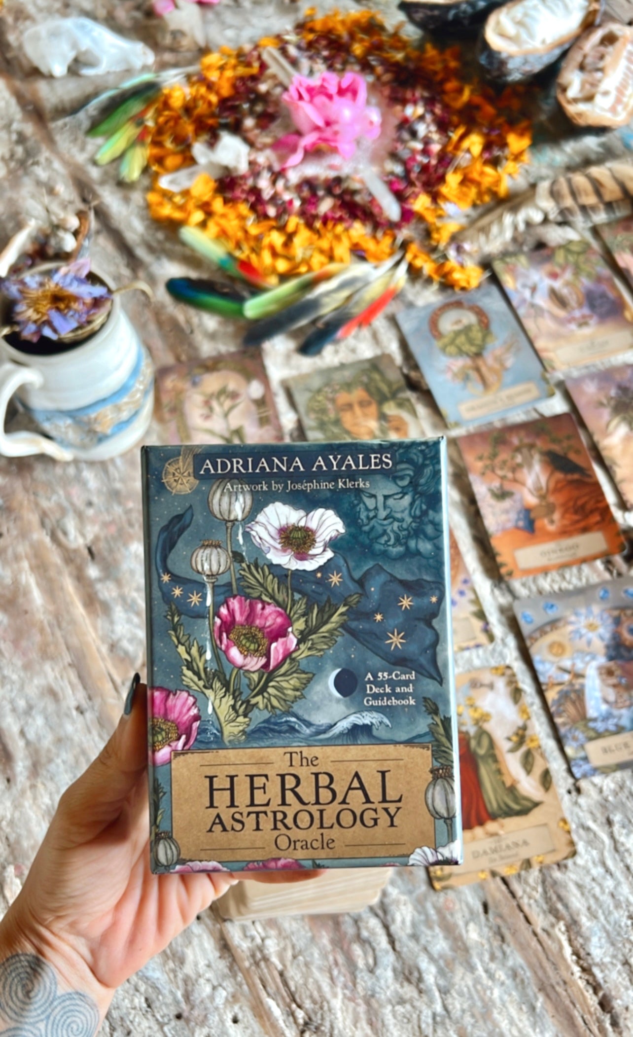 HERBAL ASTROLOGY Oracle | 55-Card Deck + Guidebook