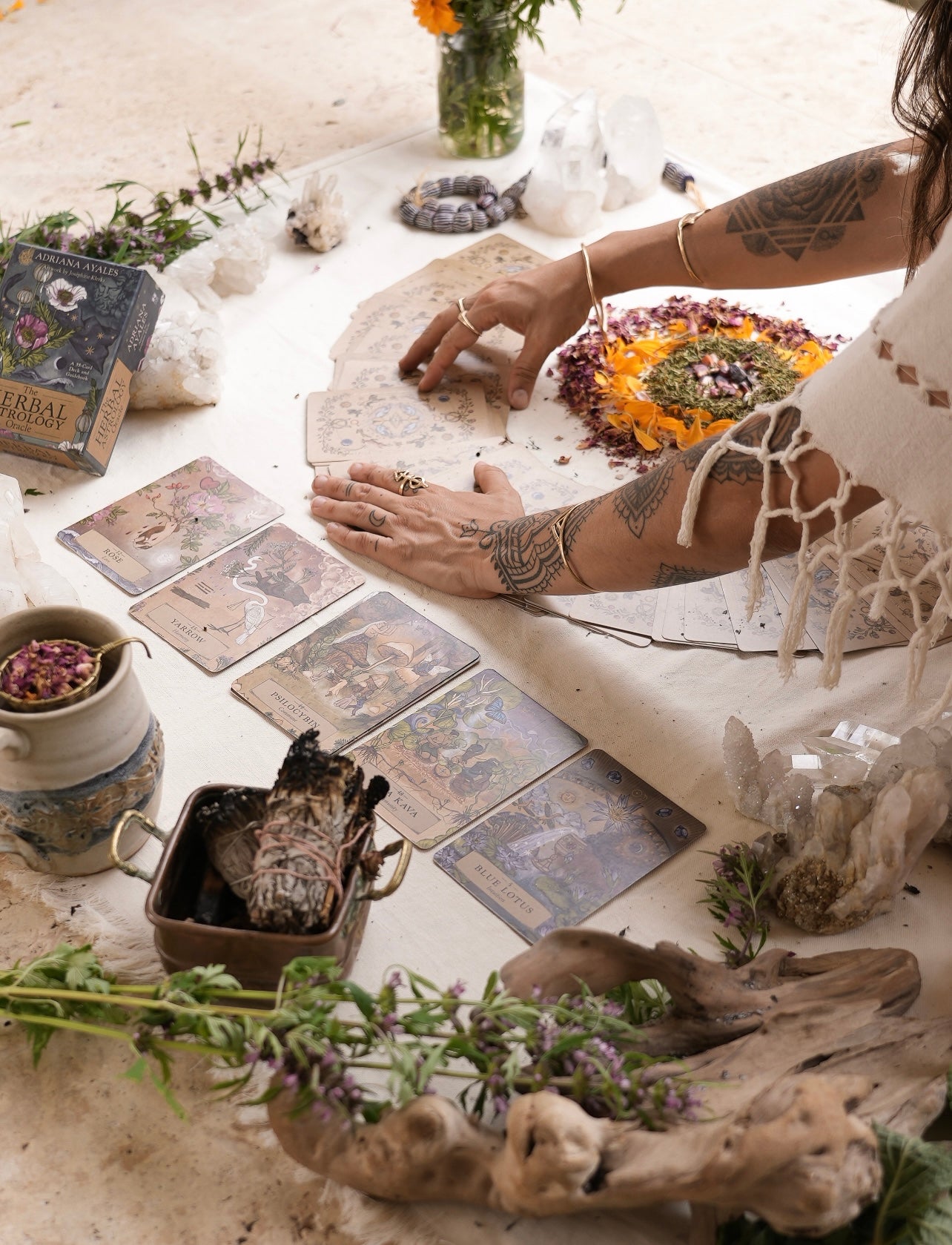 HERBAL ASTROLOGY Oracle | 55-Card Deck + Guidebook