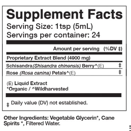 SCHISANDRA ROSE Elixir | Quintessence of Tonic Herbs*