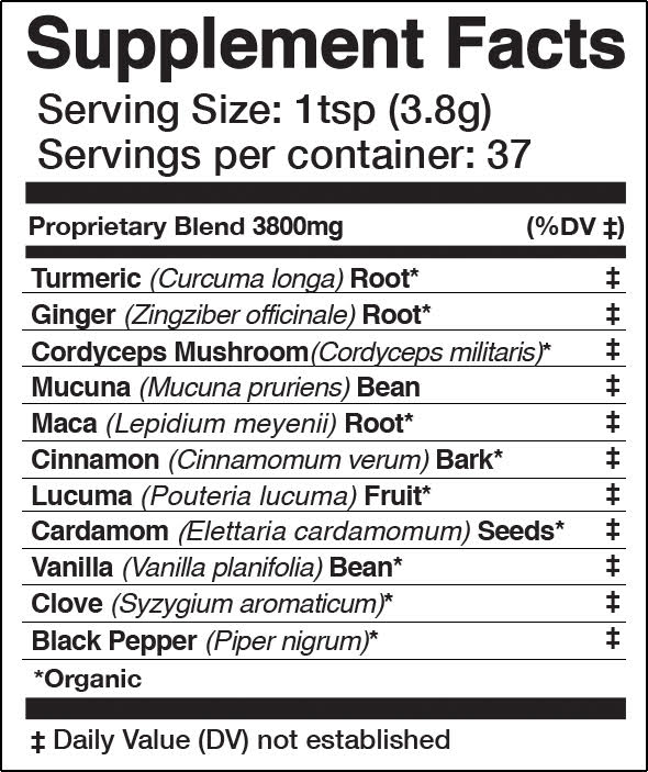 GOLDEN SUN MILK | Energizing Adaptogenic Chai*