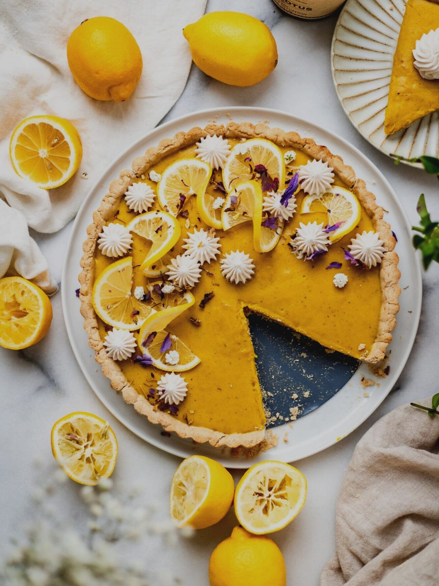 GOLDEN MOON MILK Lemon Tart Recipe