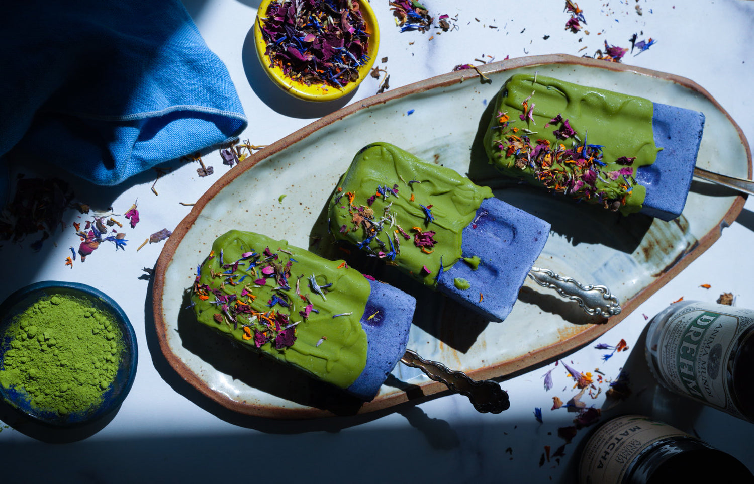 MATCHA DREAMSICLES With Dream Elixir + Butterfly Pea