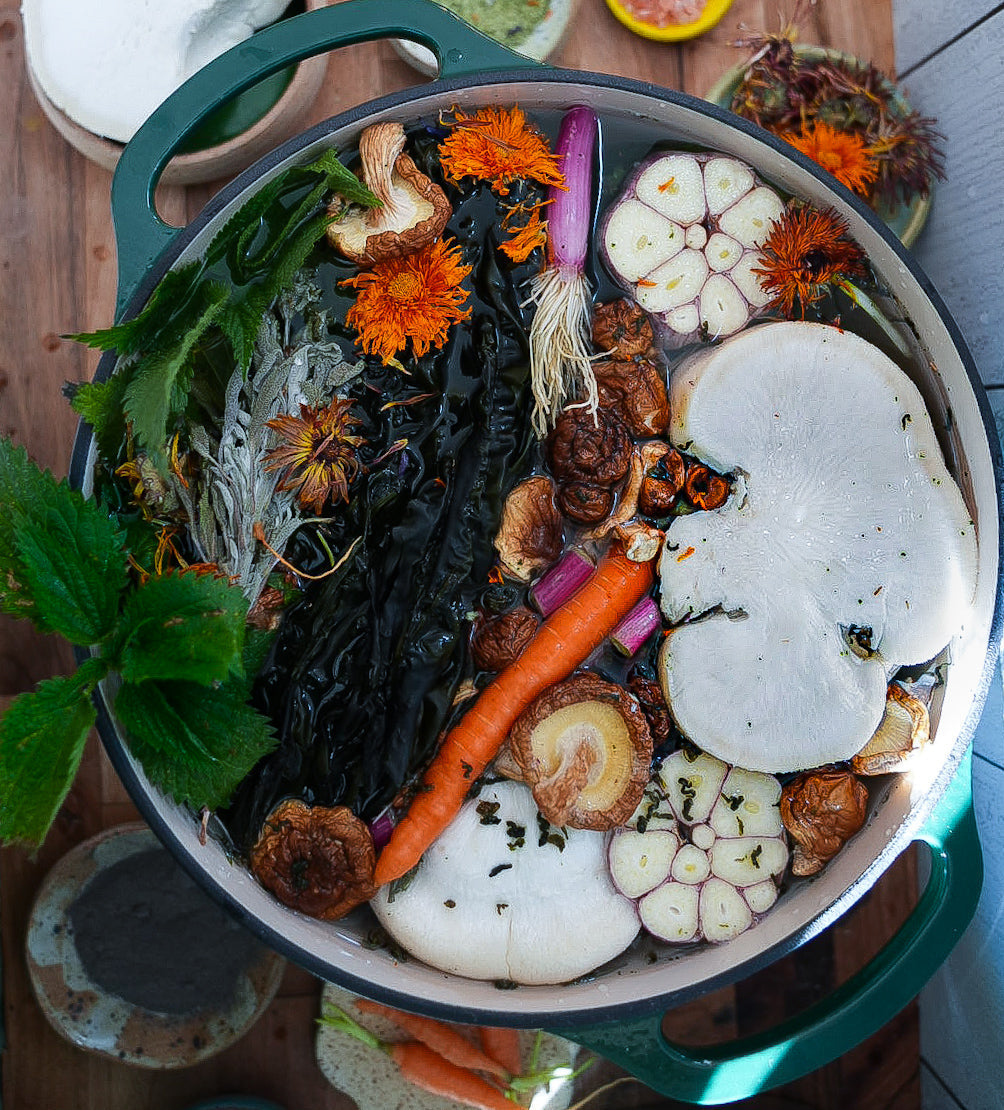 BLUE MIND MUSHROOM Sipping Broth