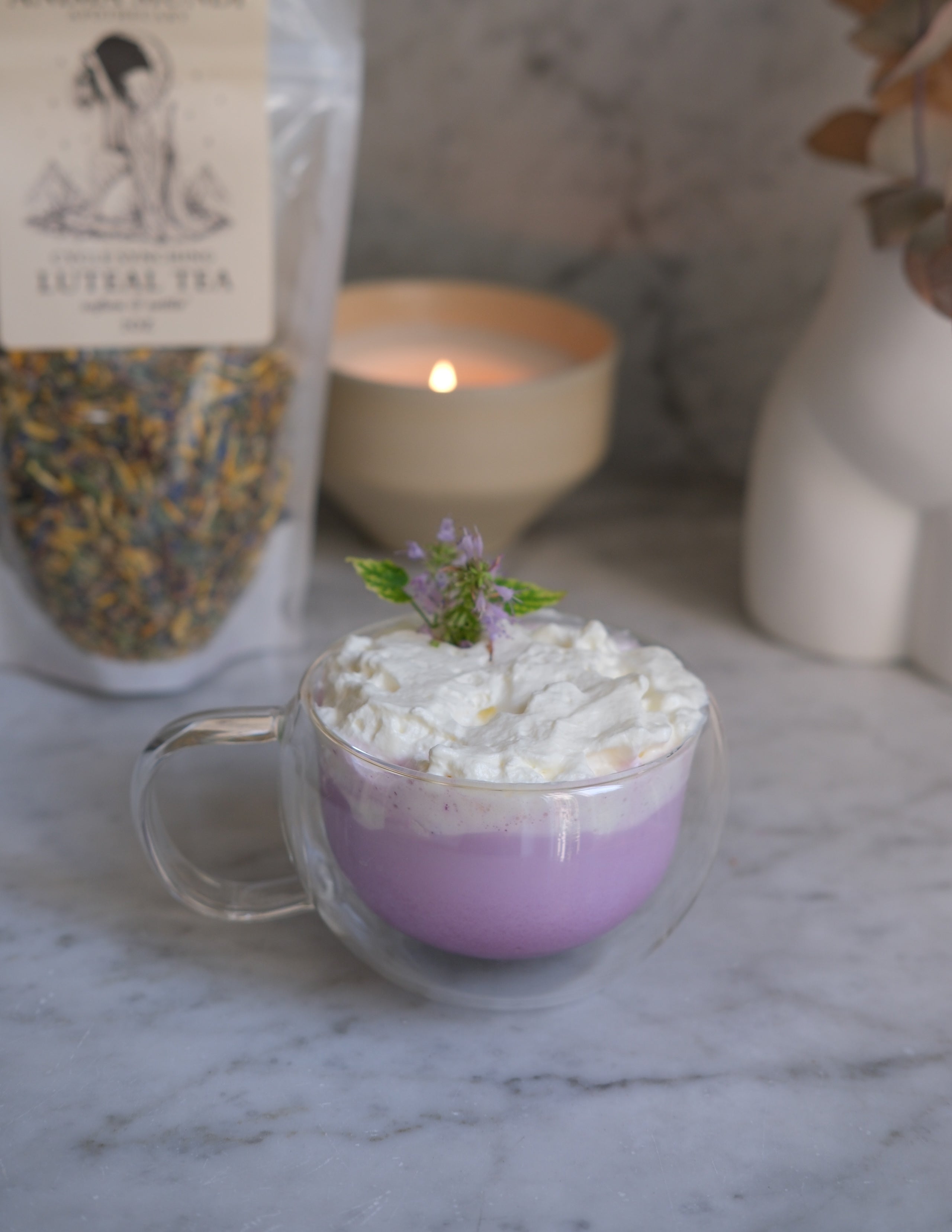 Luteal Phase Taro Latte