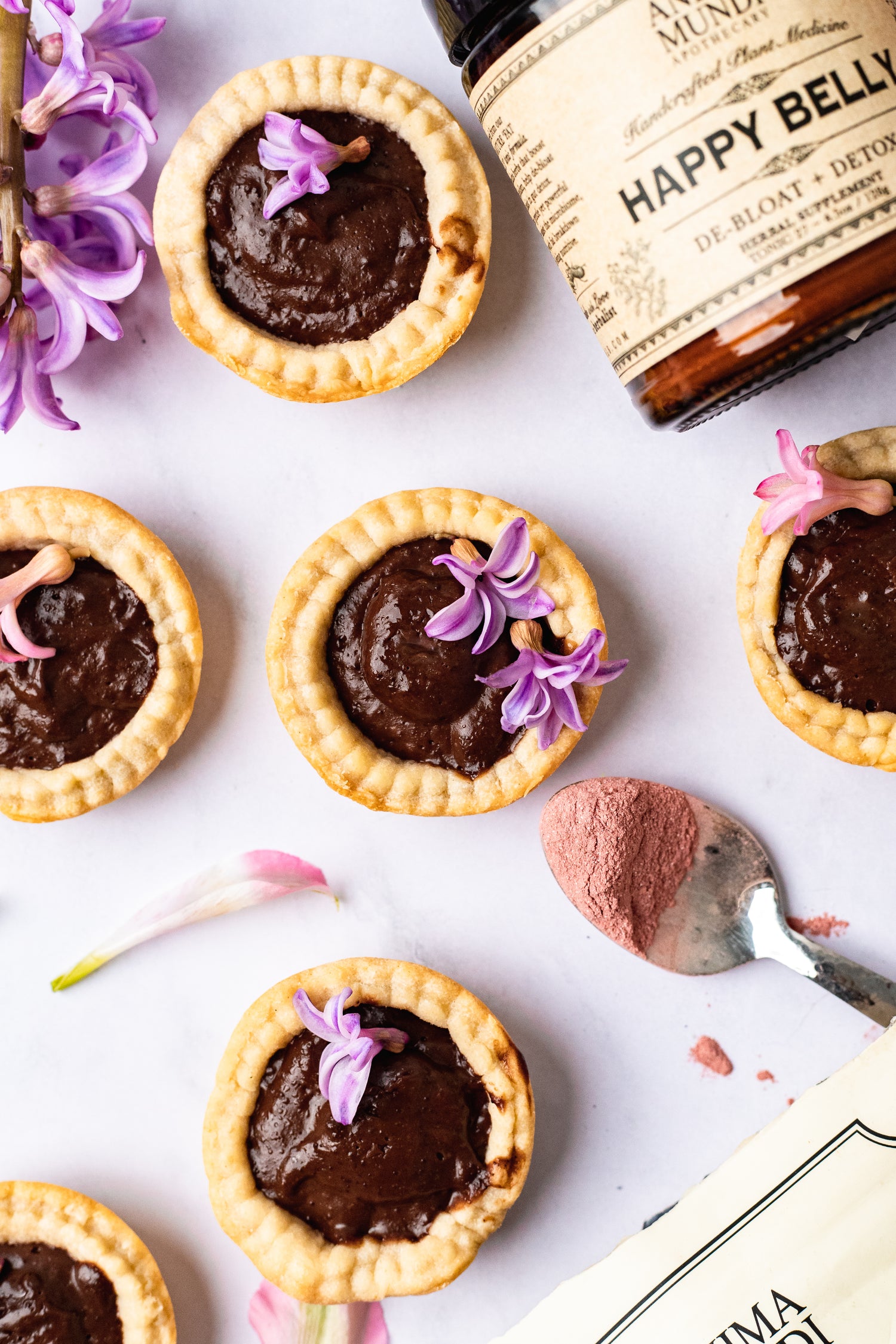 MINI HAPPY BELLY Chocolate Tarts (GF, V)