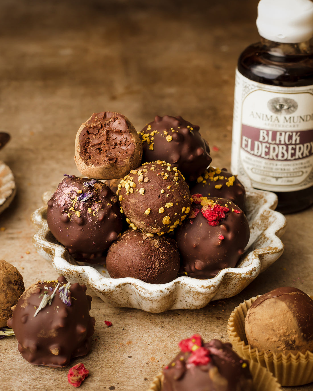 IMMUNE BOOSTING  Black Elder + Rose Truffles