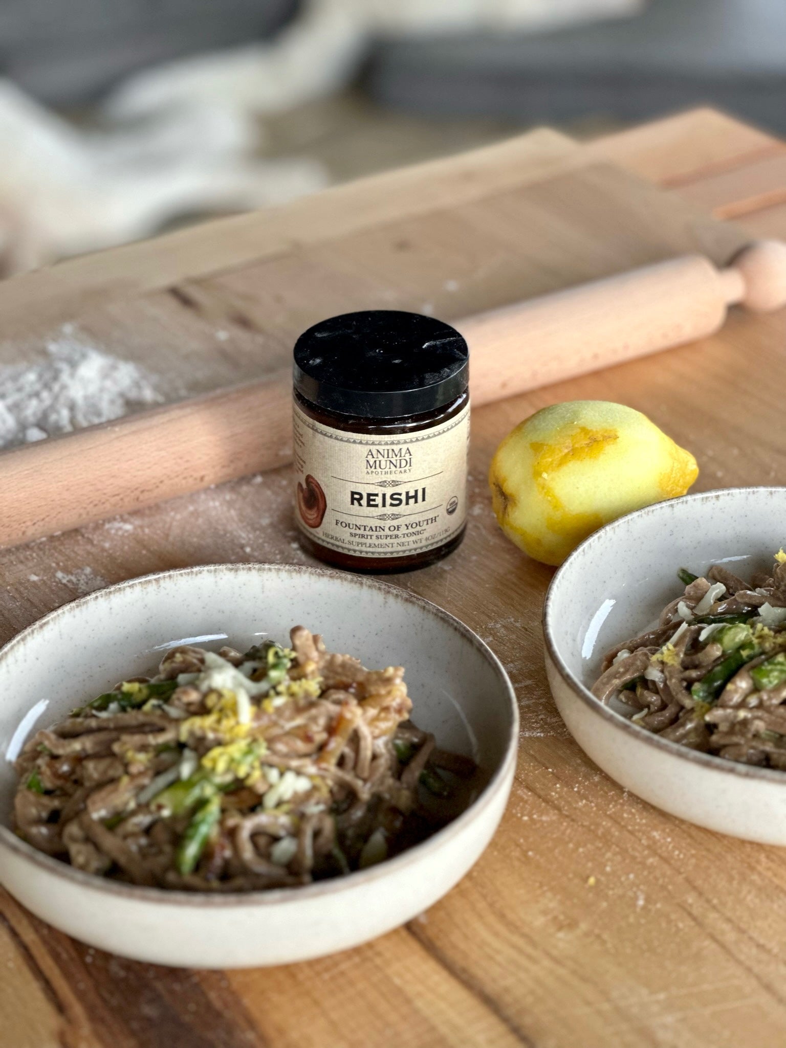 KNIFE-CUT IMMORTALITY Noodles with Reishi