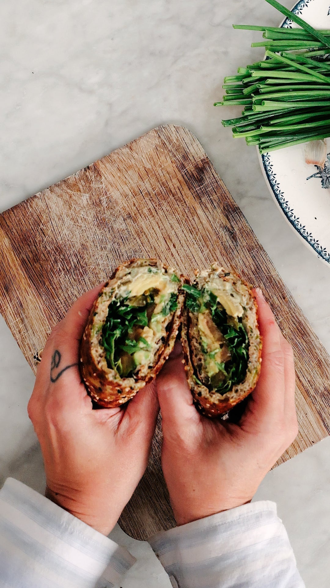 GUT SWEEP HIGH Protein Wrap with Chaga, Belly Love + Moringa