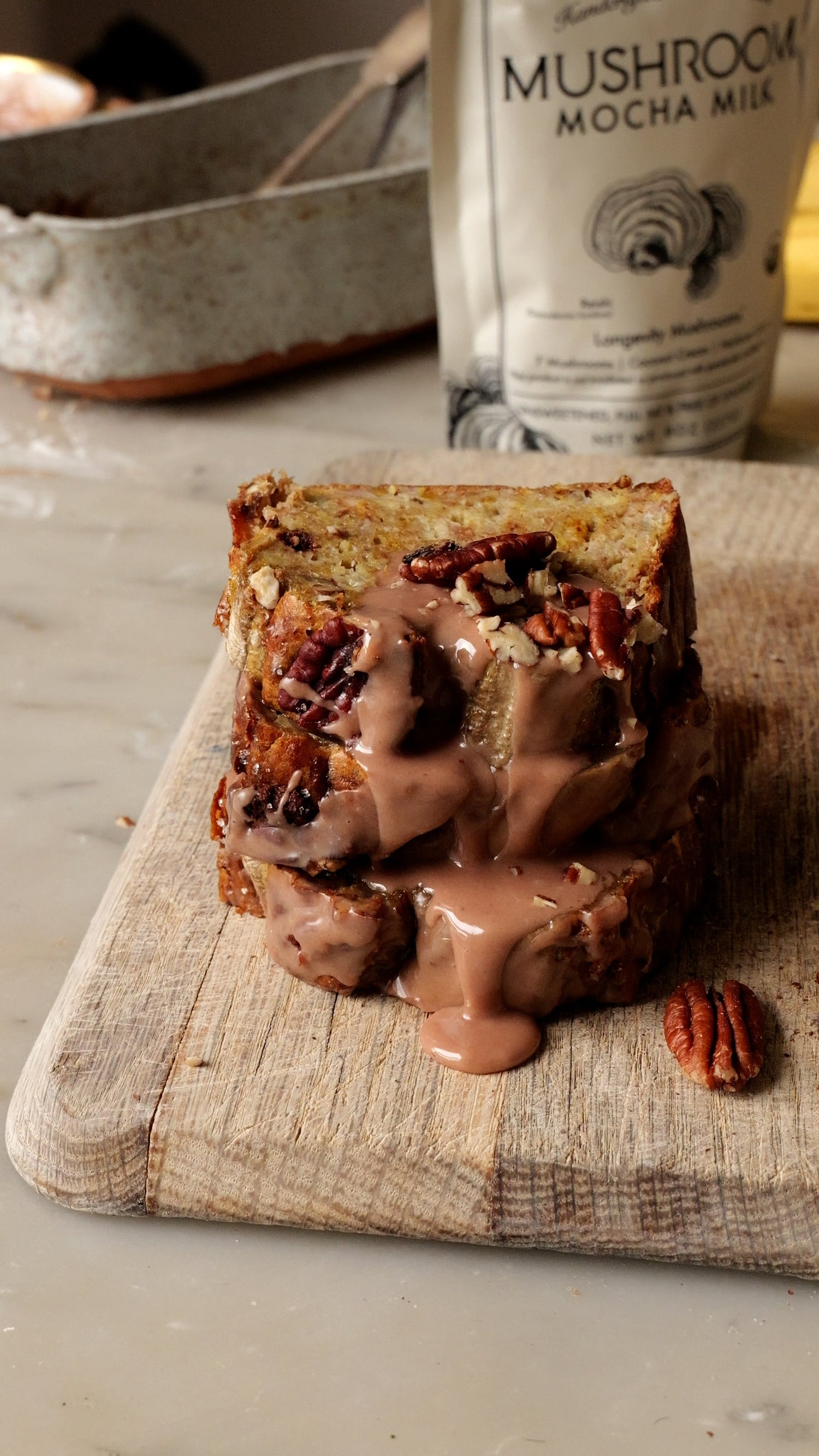 MUSHROOM MOCHA BANANA Bread