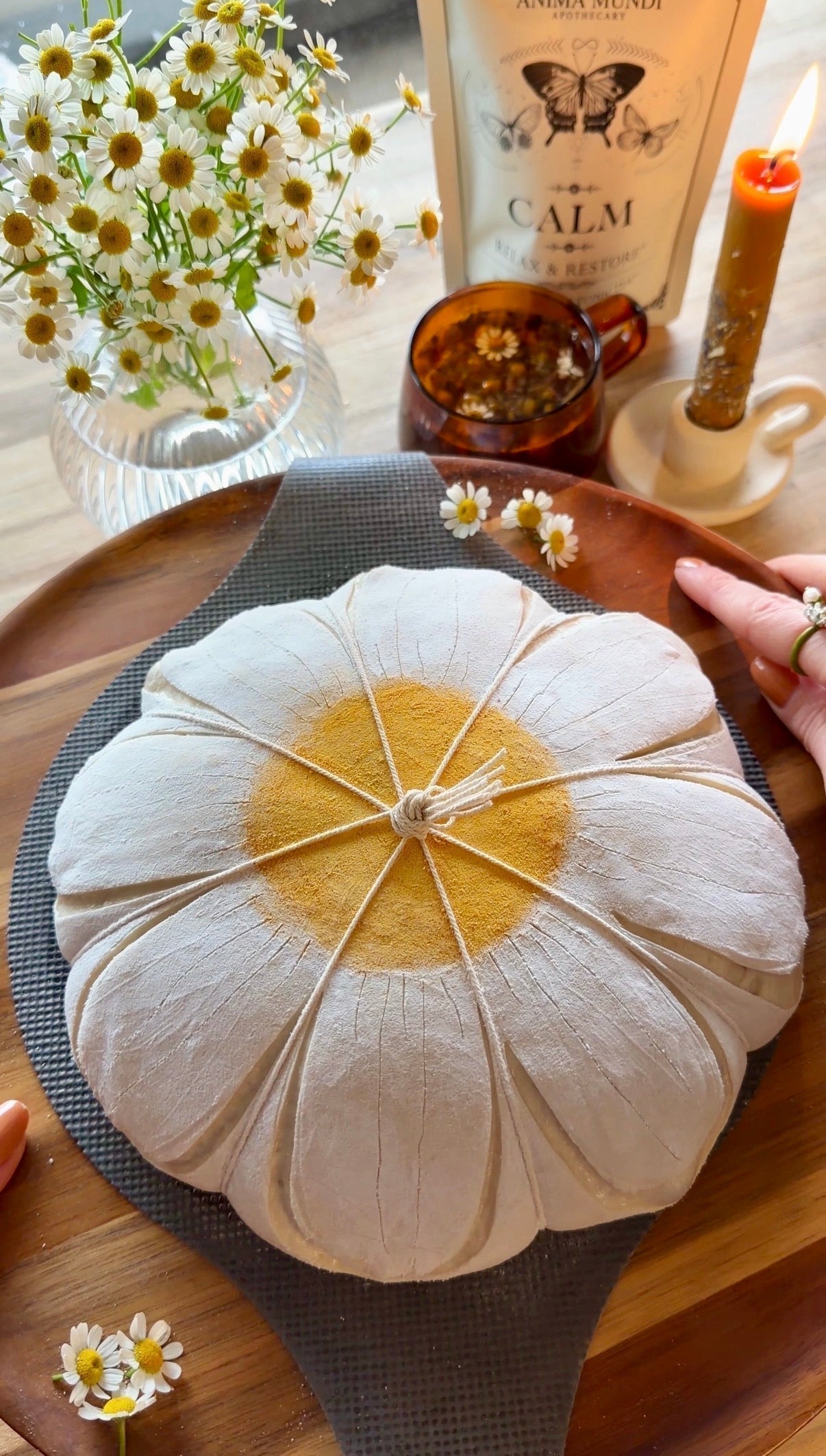 ADAPTOGENIC CHAMOMILE BLOSSOM Sourdough Loaf