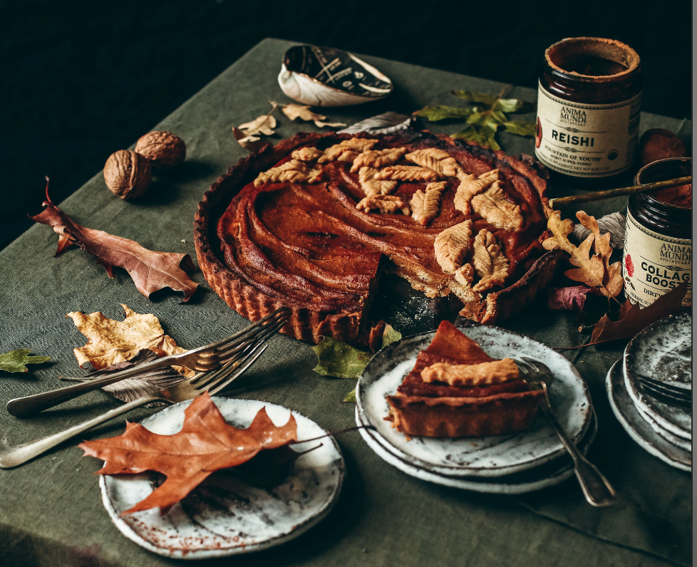SAVORY PUMPKIN PIE With Collagen Booster + Reishi