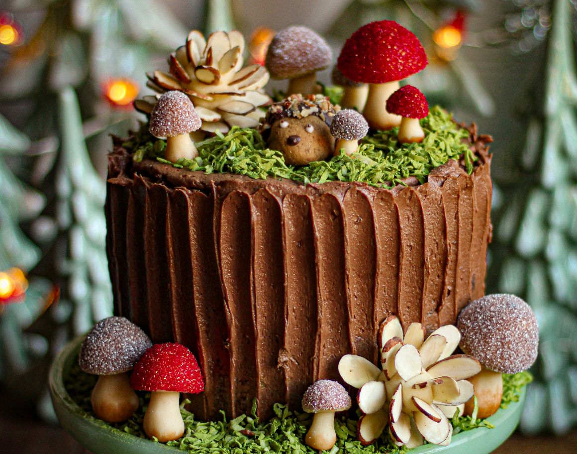 MAGICAL MUSHROOM MOCHA Adaptogenic Yule Cake