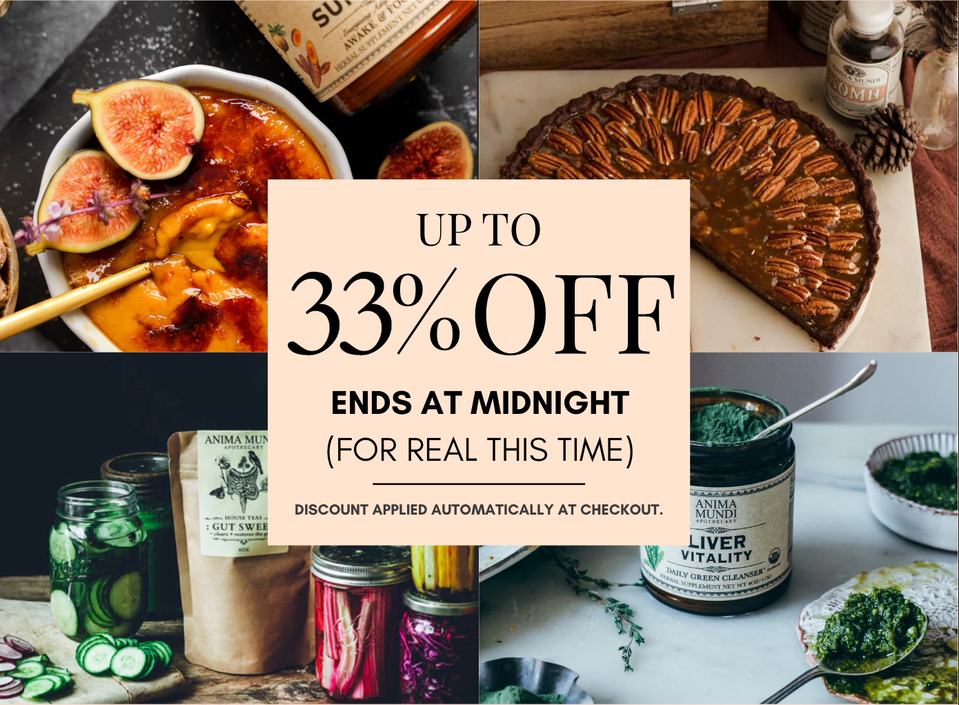 LAST CHANCE TO Save Up to 33% Off Everything!