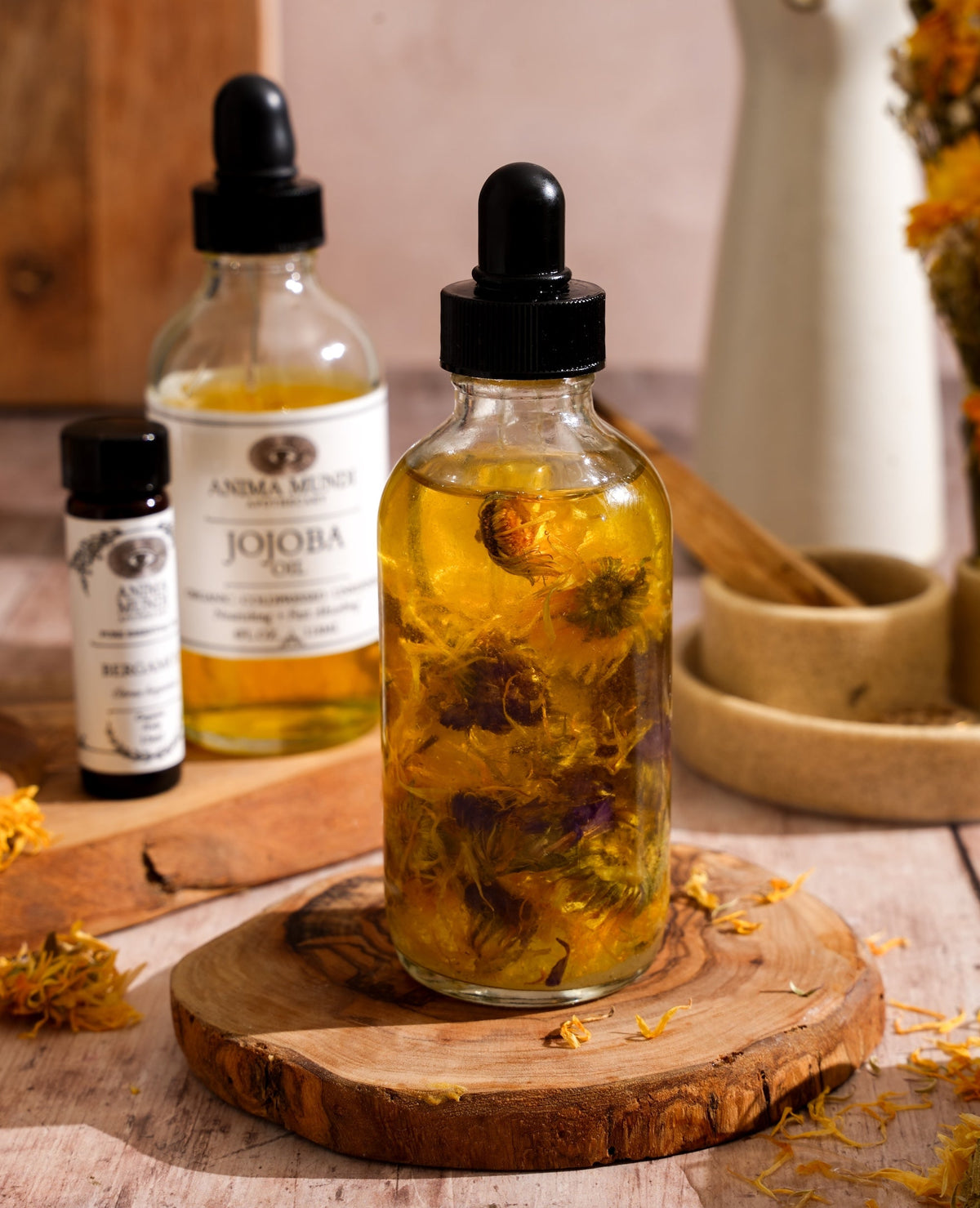 Image of DIY jojoba after-sun oil.