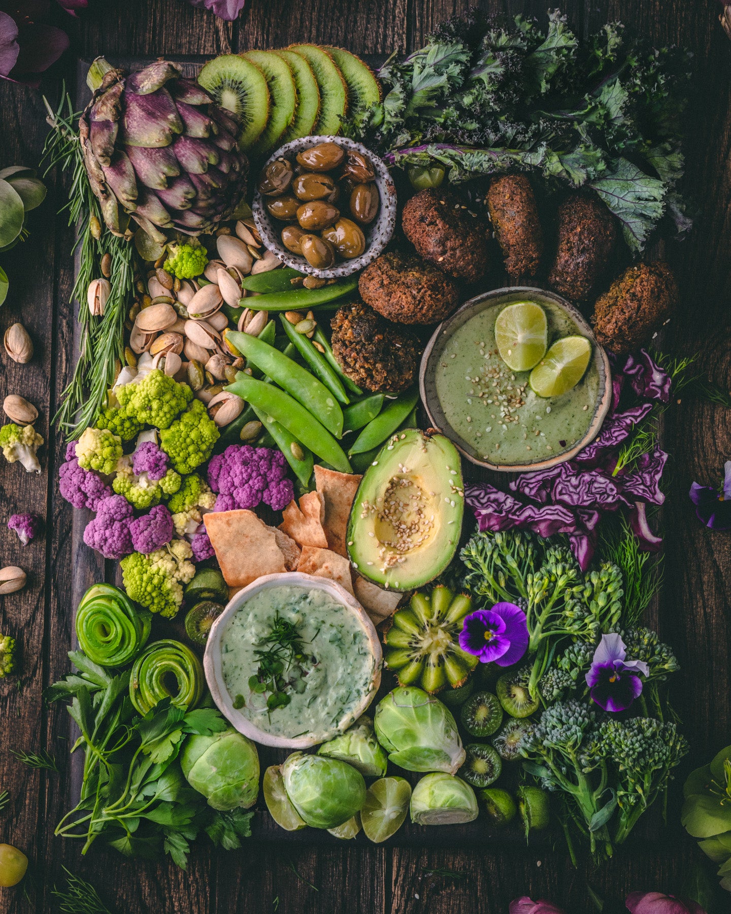 VEGAN CHARCUTERIE BOARD for Earth Day