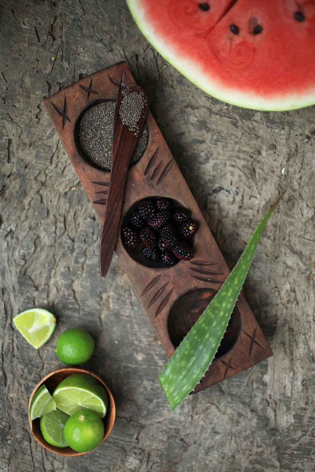 GUT HEALER - Watermelon Chia Aloe Lemonade