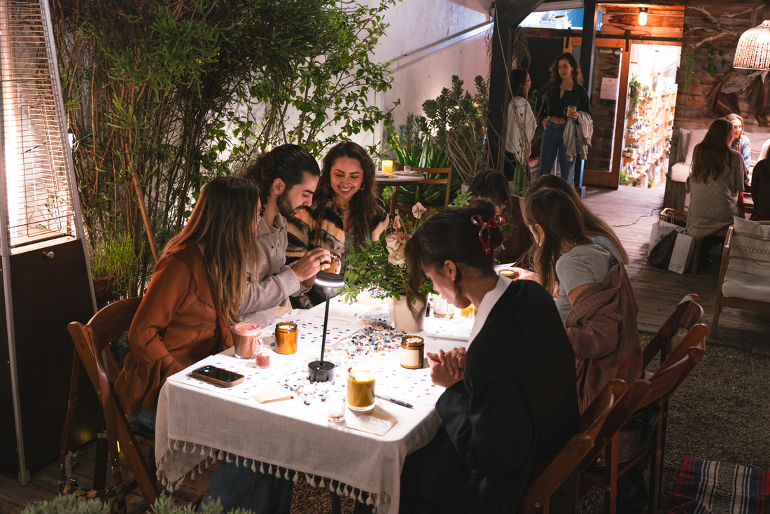 Earth Month Candle Magic and Intention Workshop with Violet