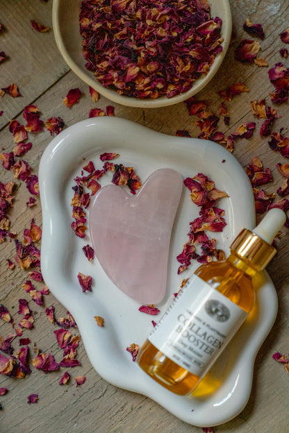 ROSE QUARTZ GUA SHA | Hand Carved