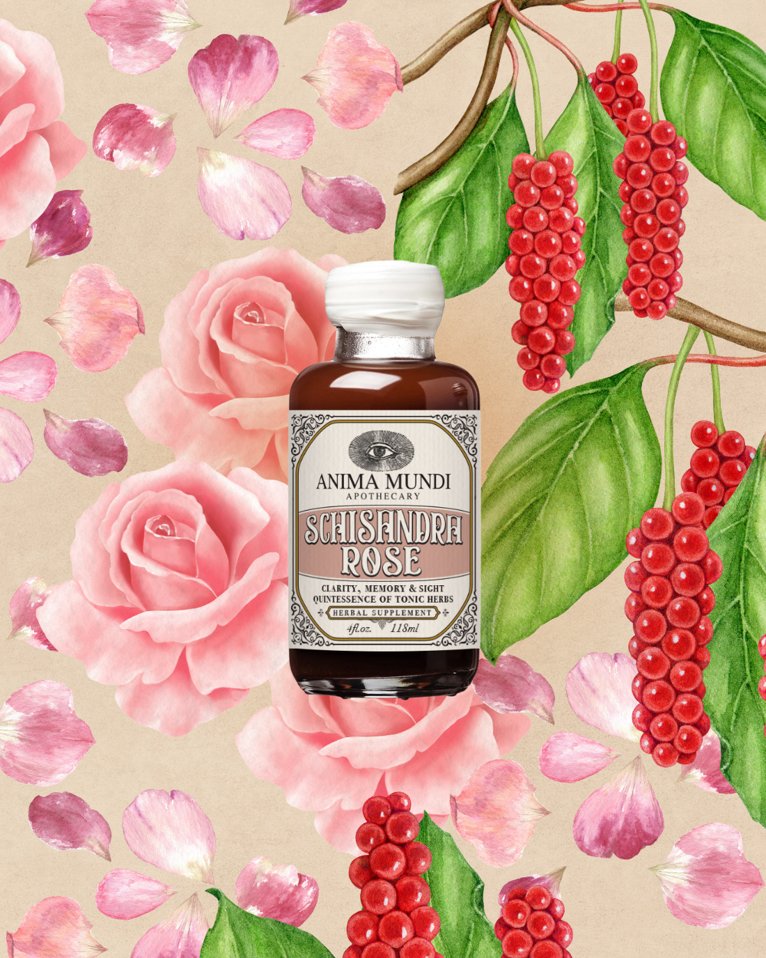 SCHISANDRA ROSE Elixir | Quintessence of Tonic Herbs