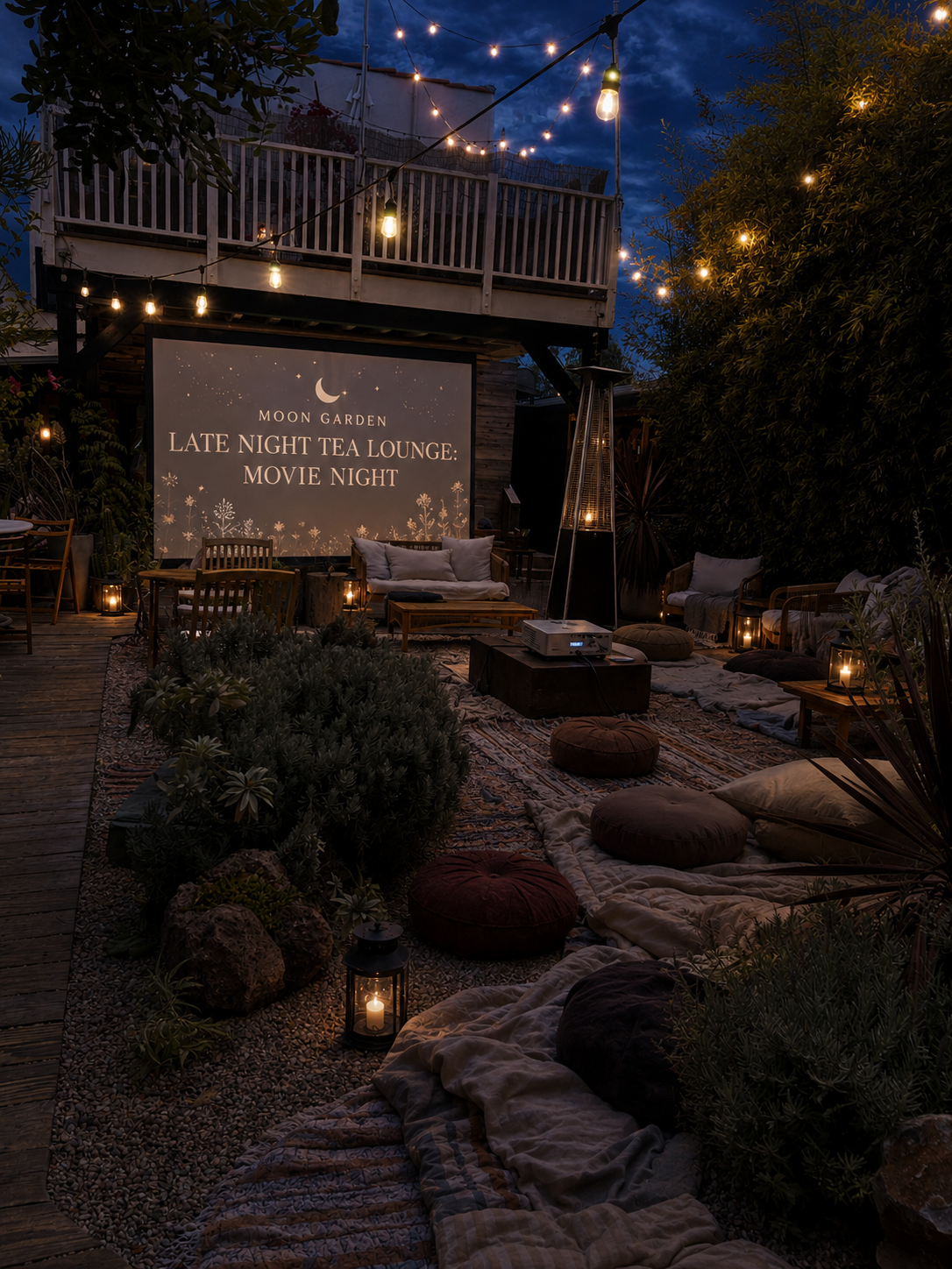 Moon Garden Late Night Tea Lounge: Movie Night