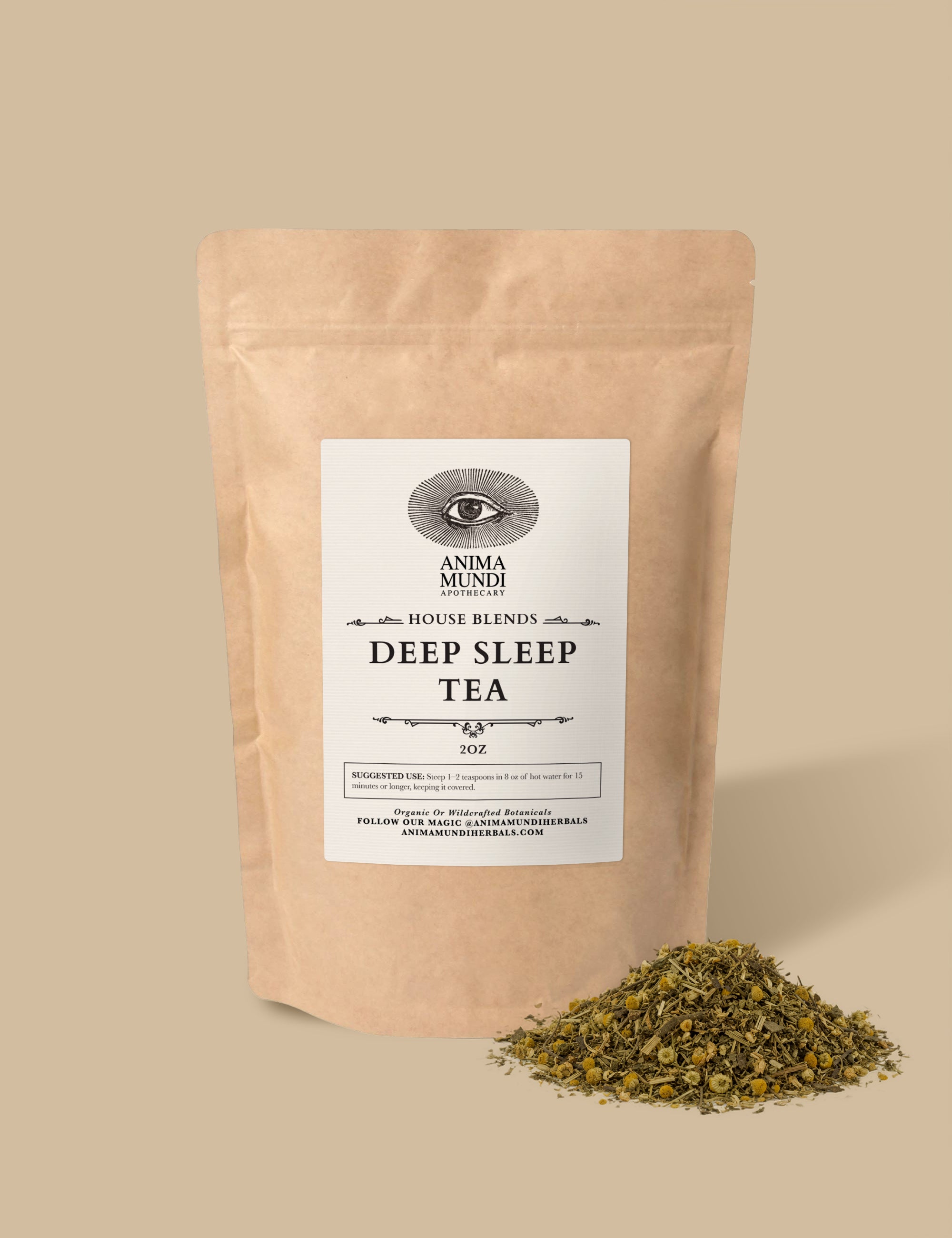 Deep Sleep Tea, Organic 2 oz BULK BAG