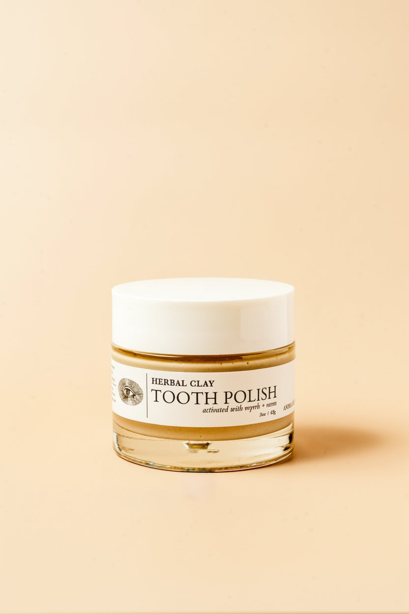 TOOTH POLISH | Herbal Clay, Activated with Myrrh + Neem
