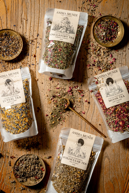 The Menstrual Cycle Tea Kit | Four Teas for Every Phase of Your Cycle