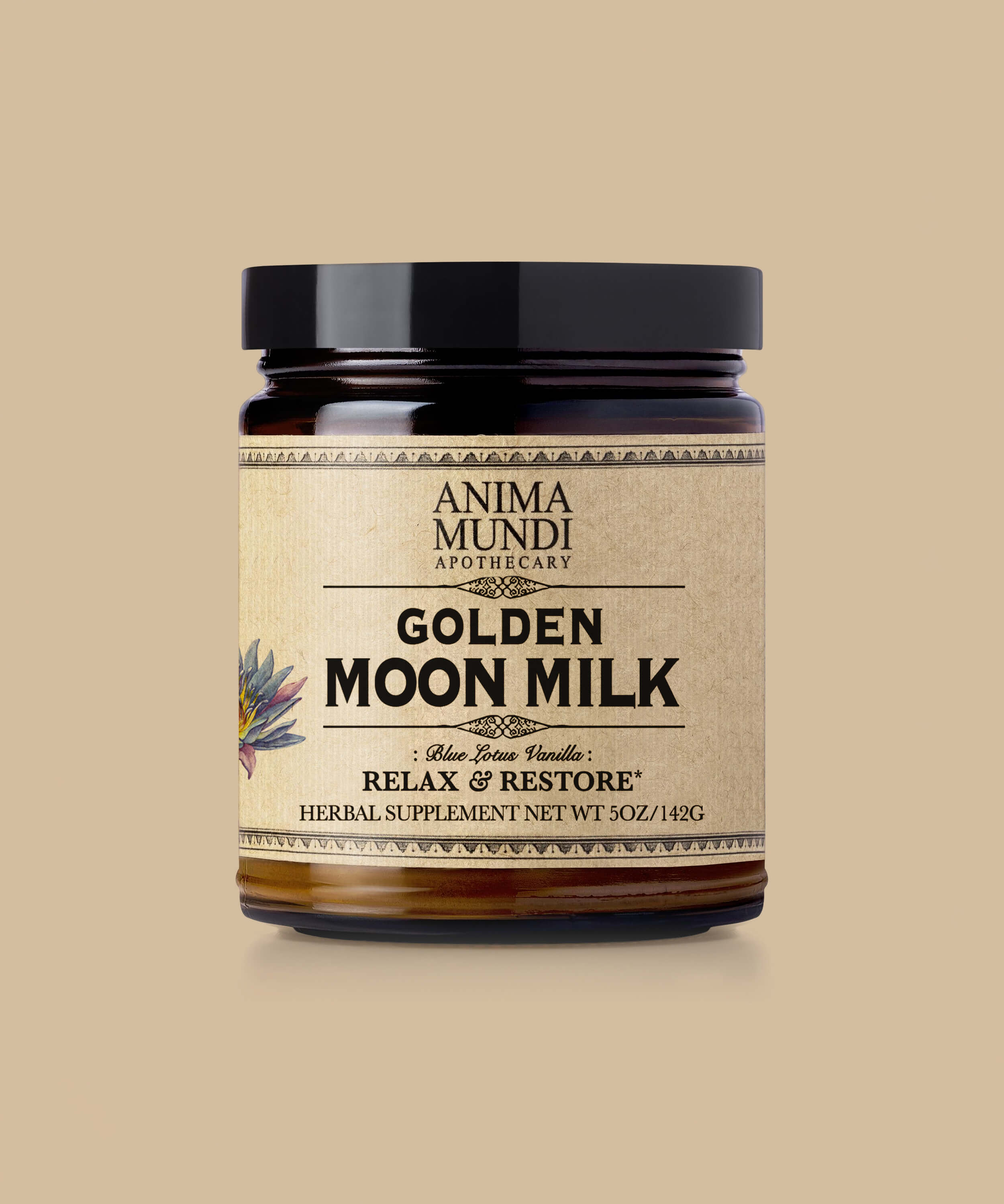 GOLDEN MOON MILK | Blue Lotus Vanilla
