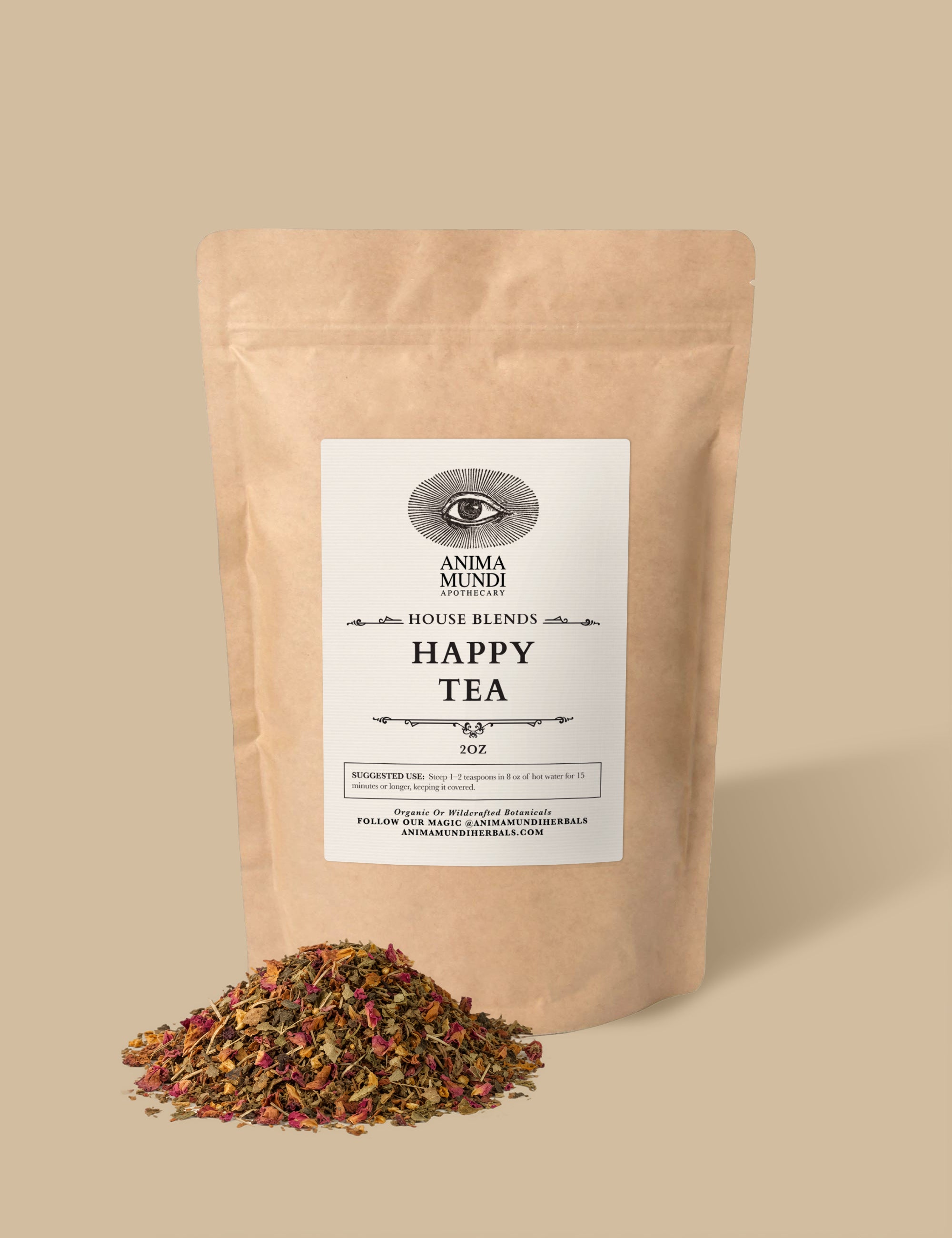 Happy Tea, 2 oz BULK BAG