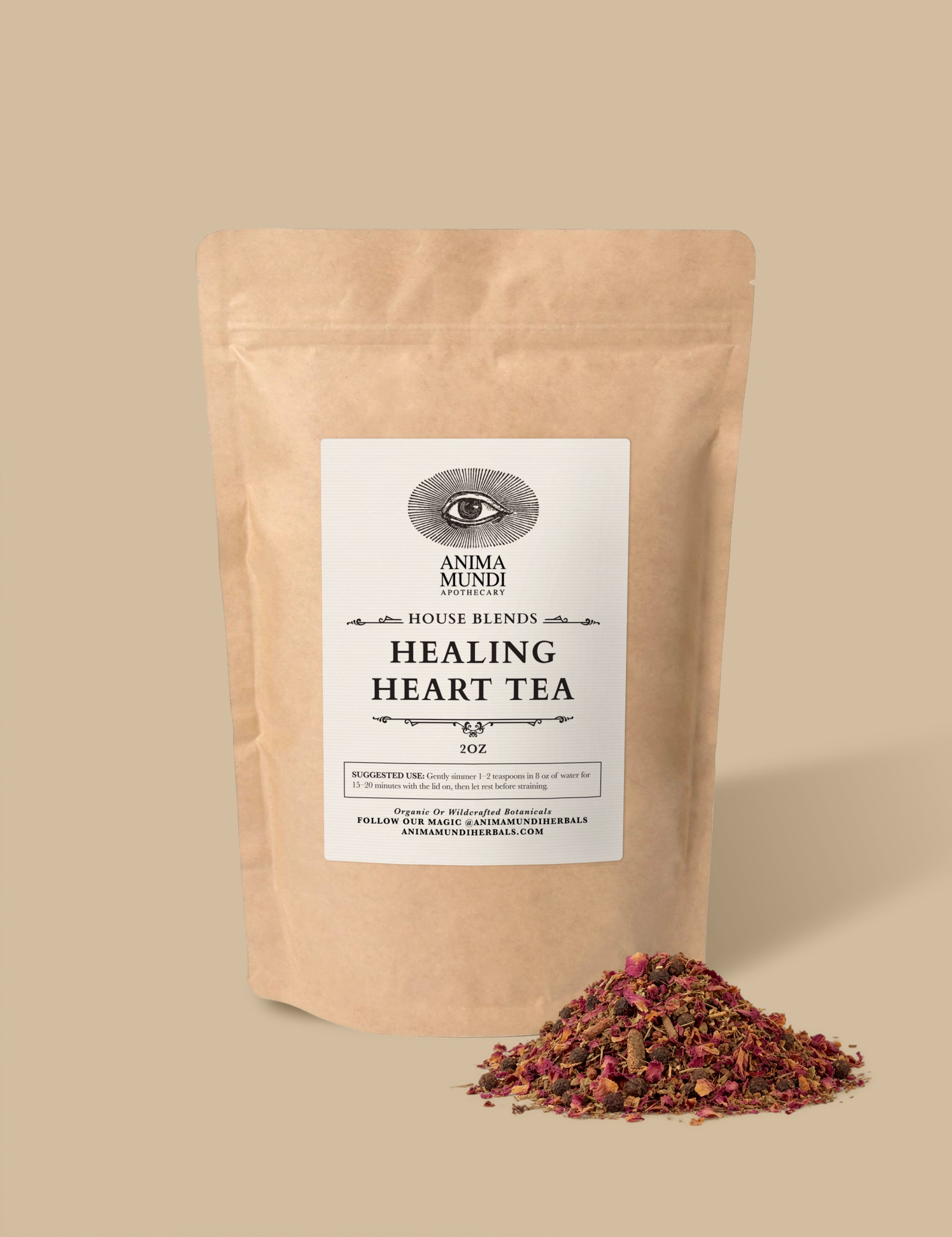 Healing Heart Tea, 2 oz BULK BAG