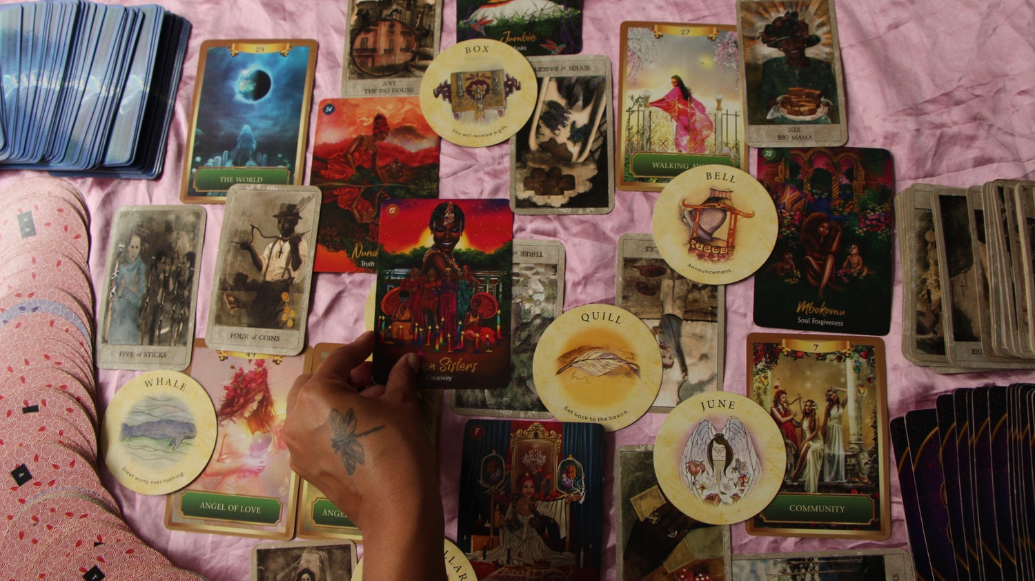 Tarot readings at the Brooklyn Apothecary