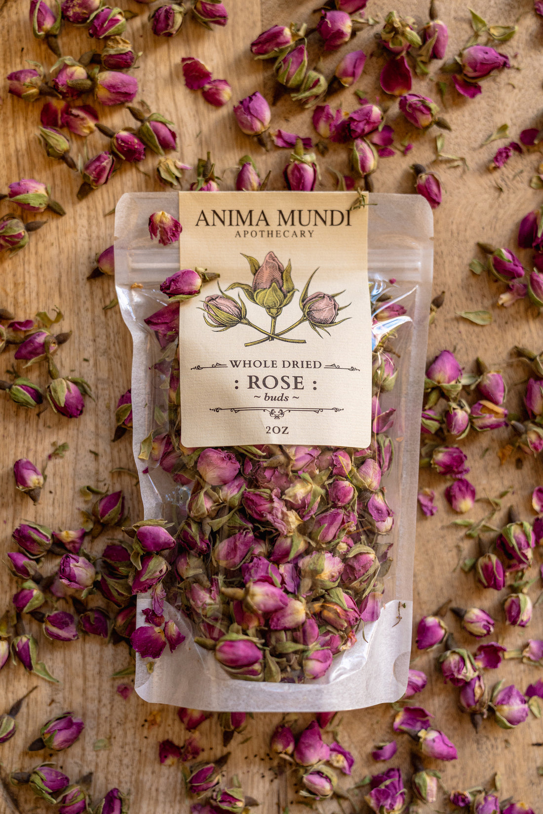 WHOLE ROSE BUDS | Organic Blooms