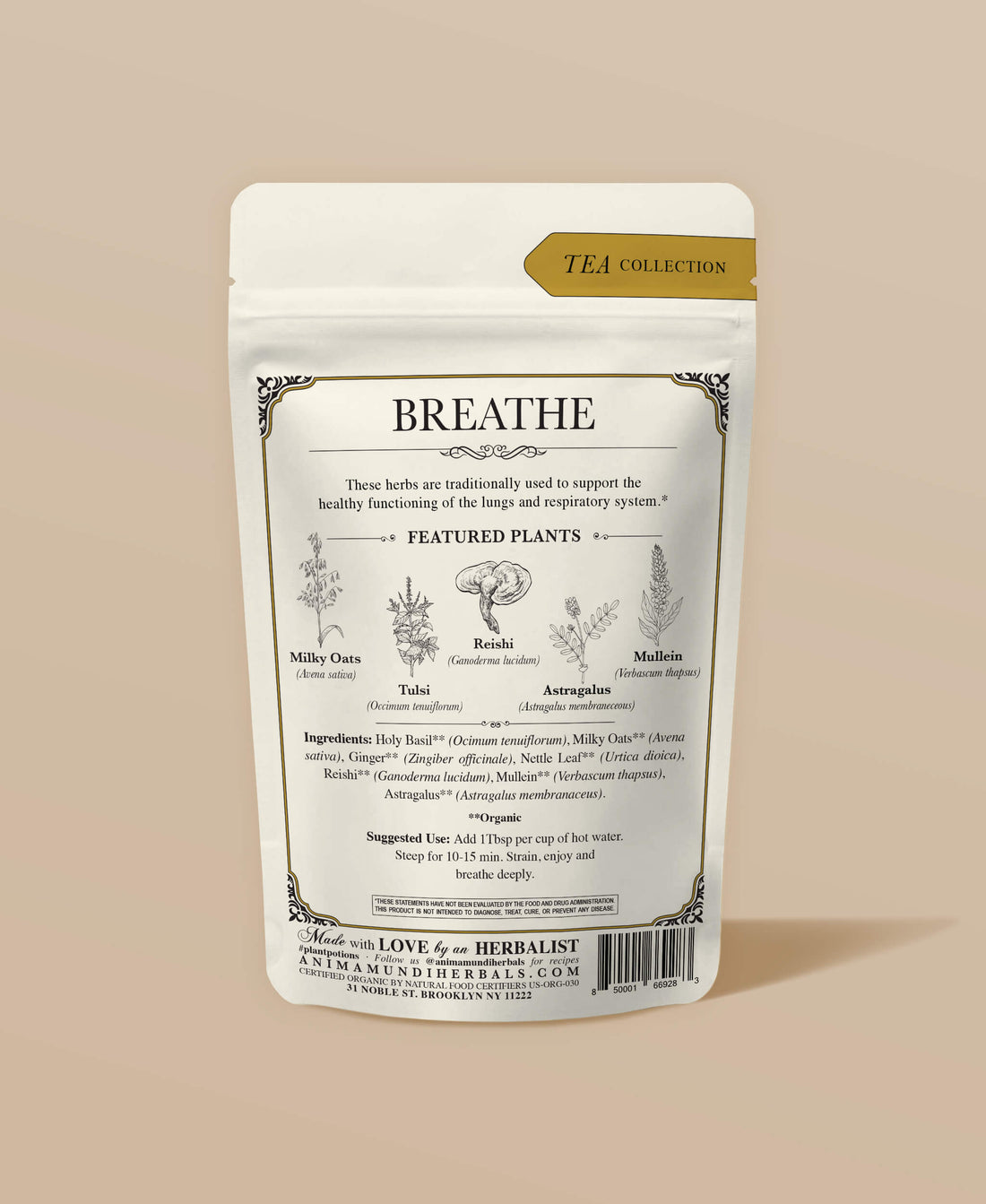 BREATHE Tea | Organic Lung Tonic